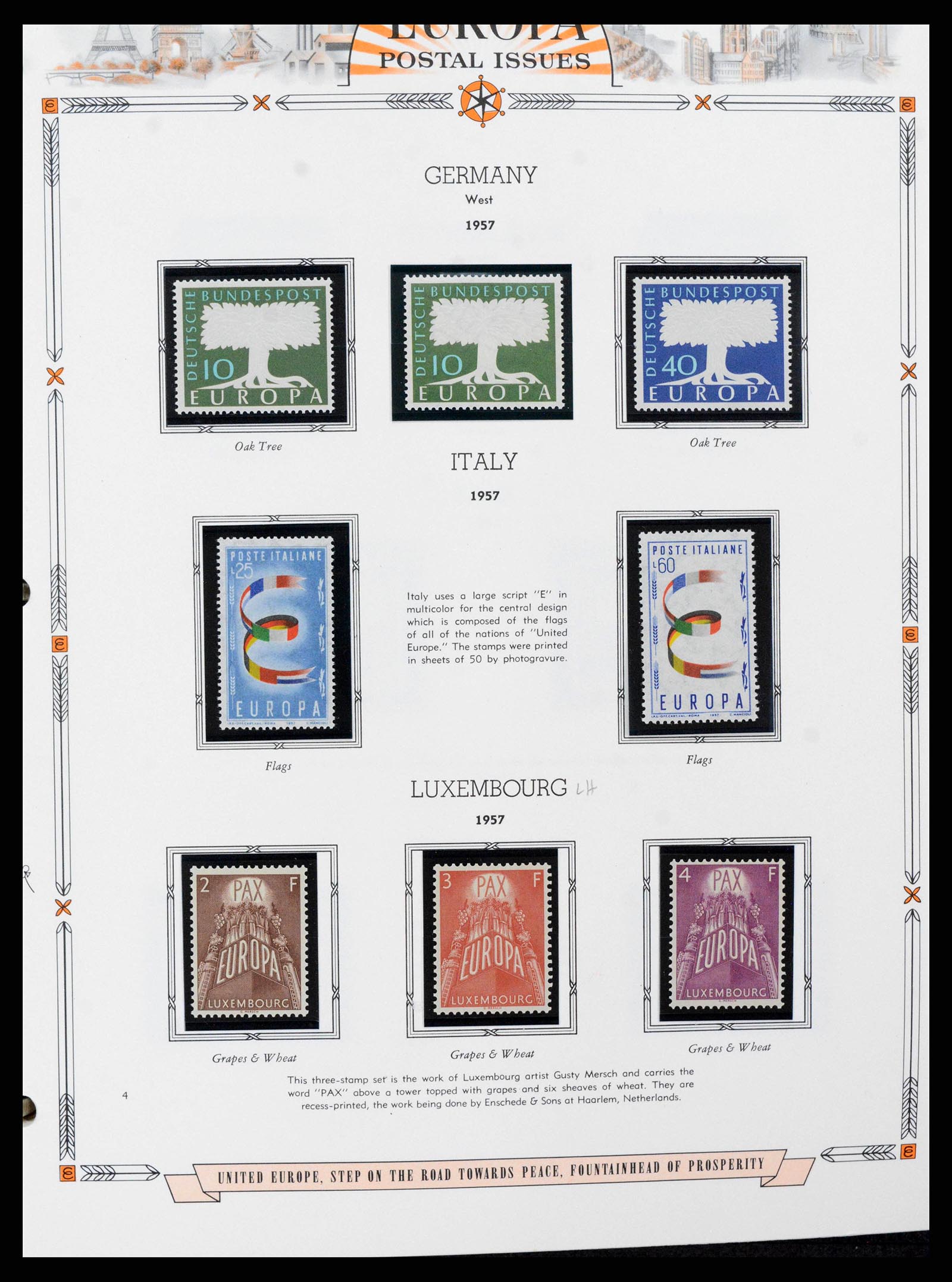 38373 0004 - Postzegelverzameling 38373 Europa Cept compleet 1956-2005.