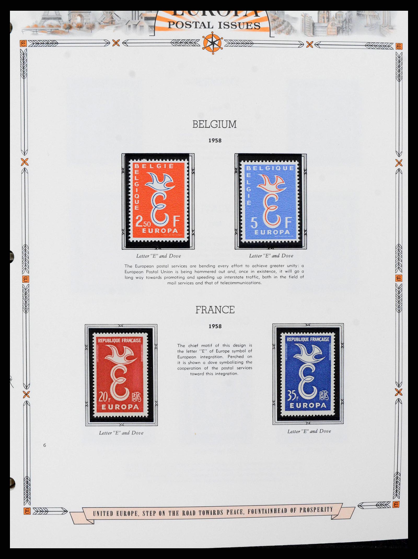 38373 0006 - Postzegelverzameling 38373 Europa Cept compleet 1956-2005.
