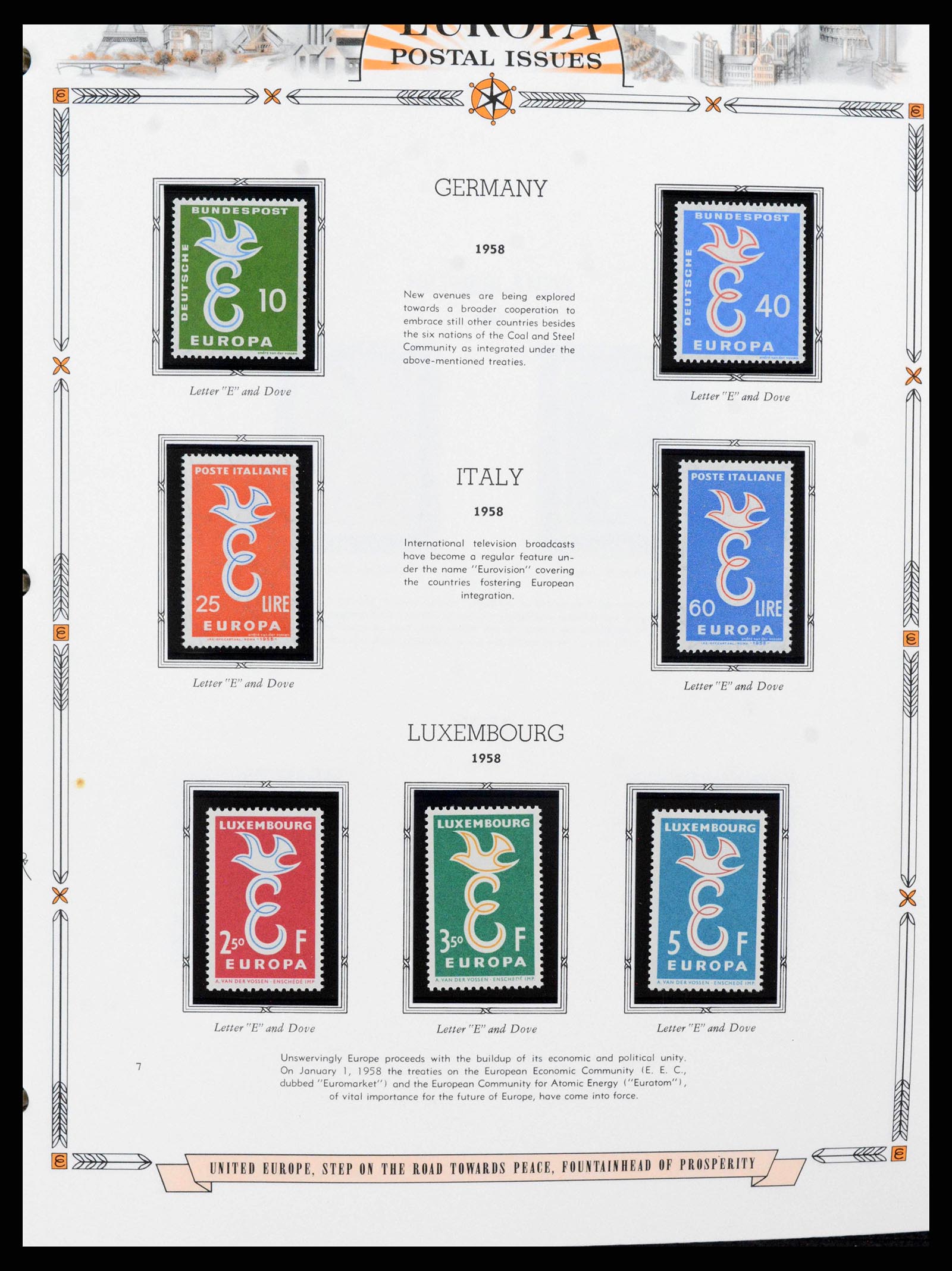38373 0007 - Postzegelverzameling 38373 Europa Cept compleet 1956-2005.