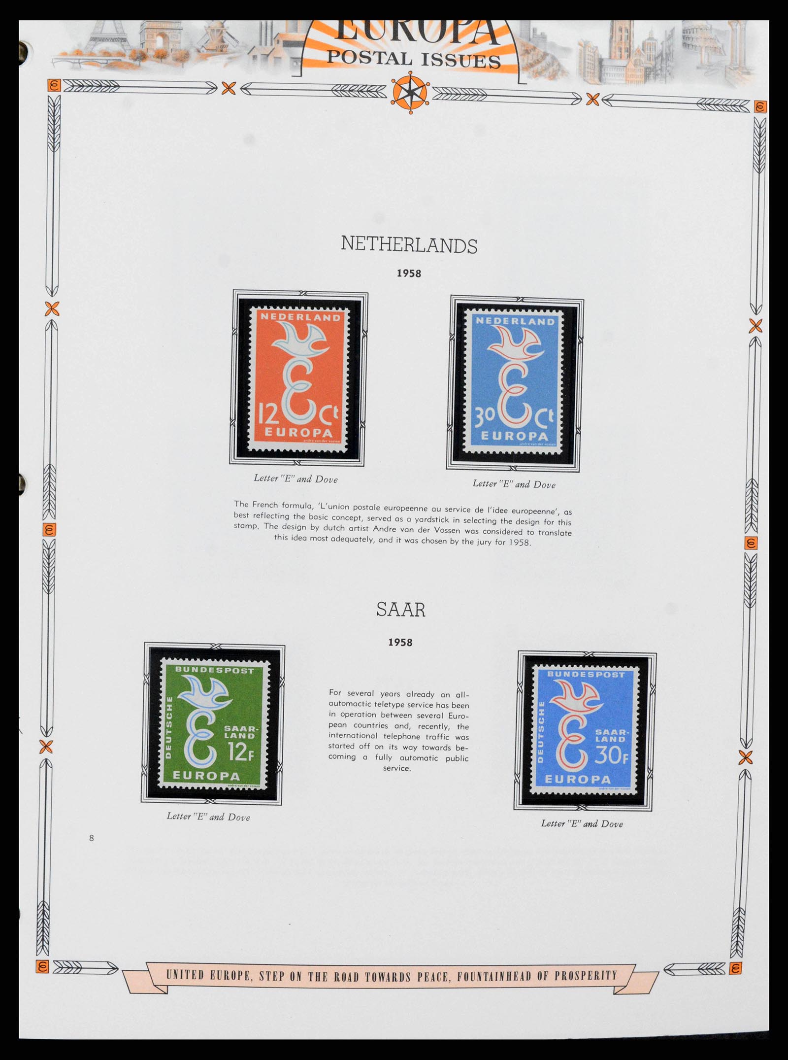 38373 0008 - Postzegelverzameling 38373 Europa Cept compleet 1956-2005.
