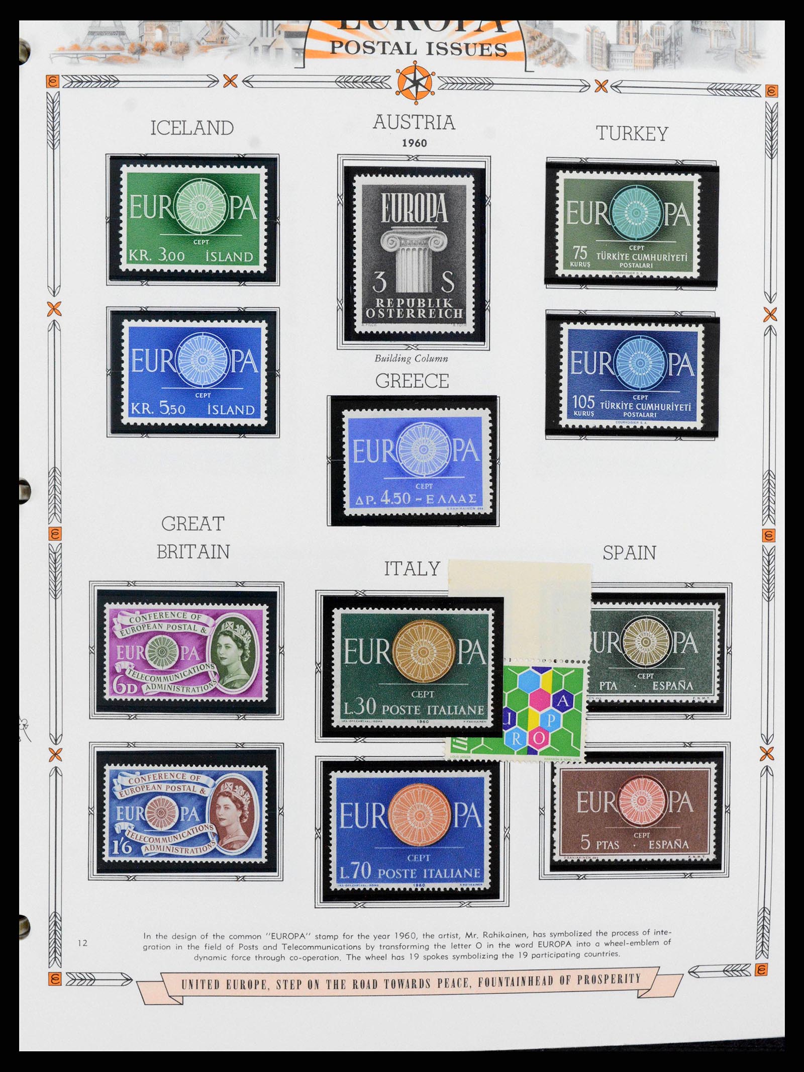 38373 0012 - Postzegelverzameling 38373 Europa Cept compleet 1956-2005.