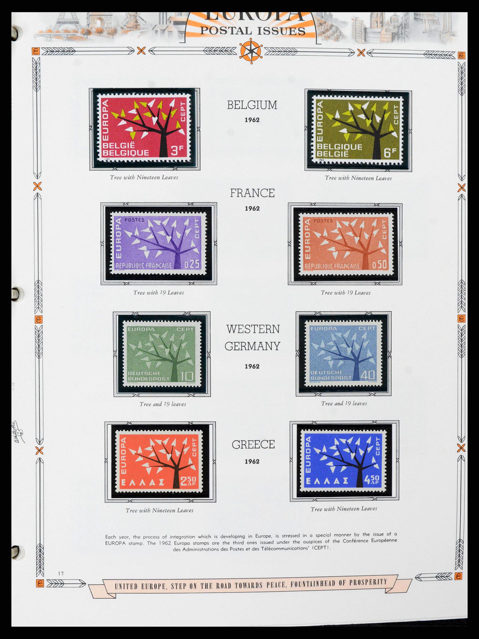 38373 0017 - Postzegelverzameling 38373 Europa Cept compleet 1956-2005.
