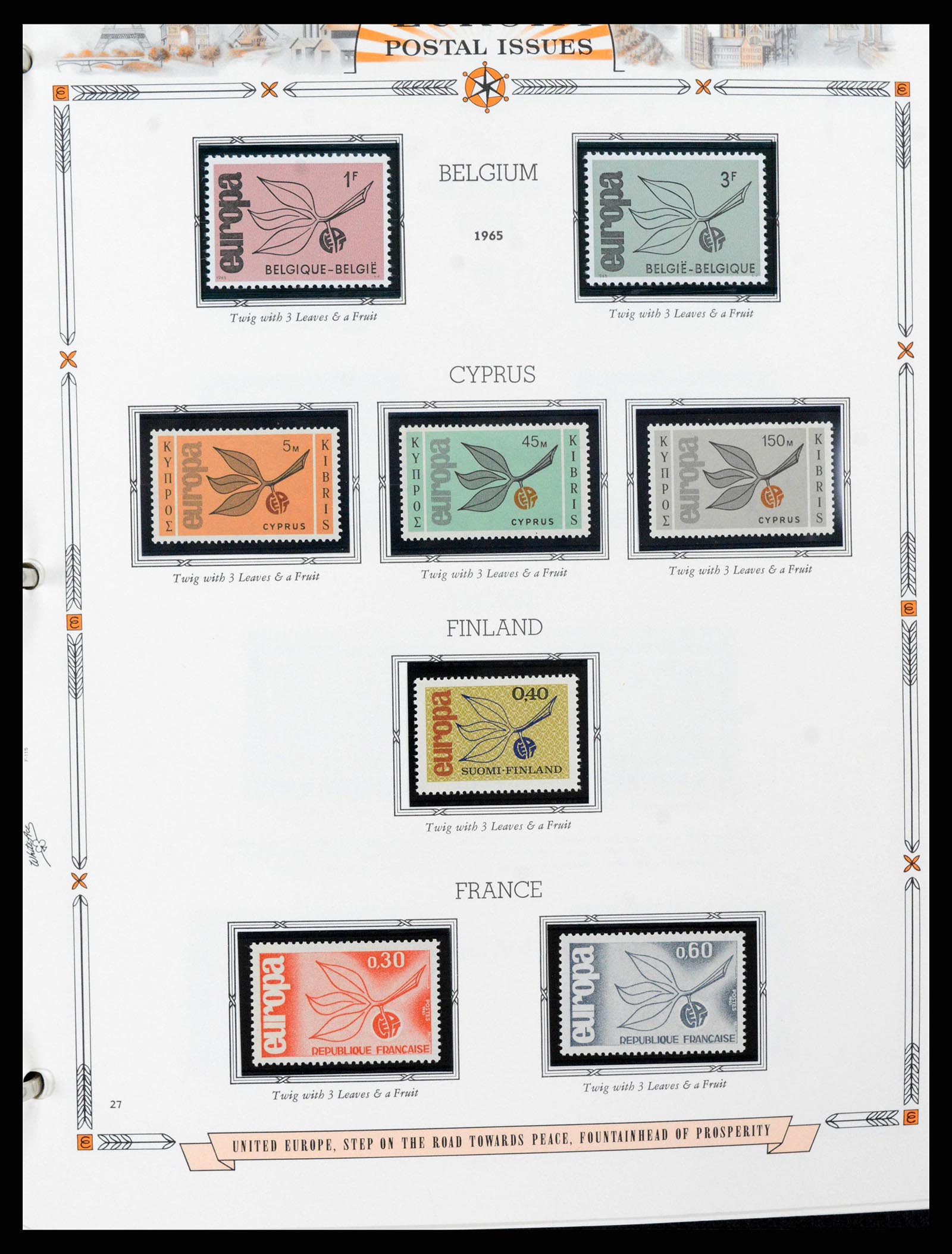 38373 0027 - Postzegelverzameling 38373 Europa Cept compleet 1956-2005.