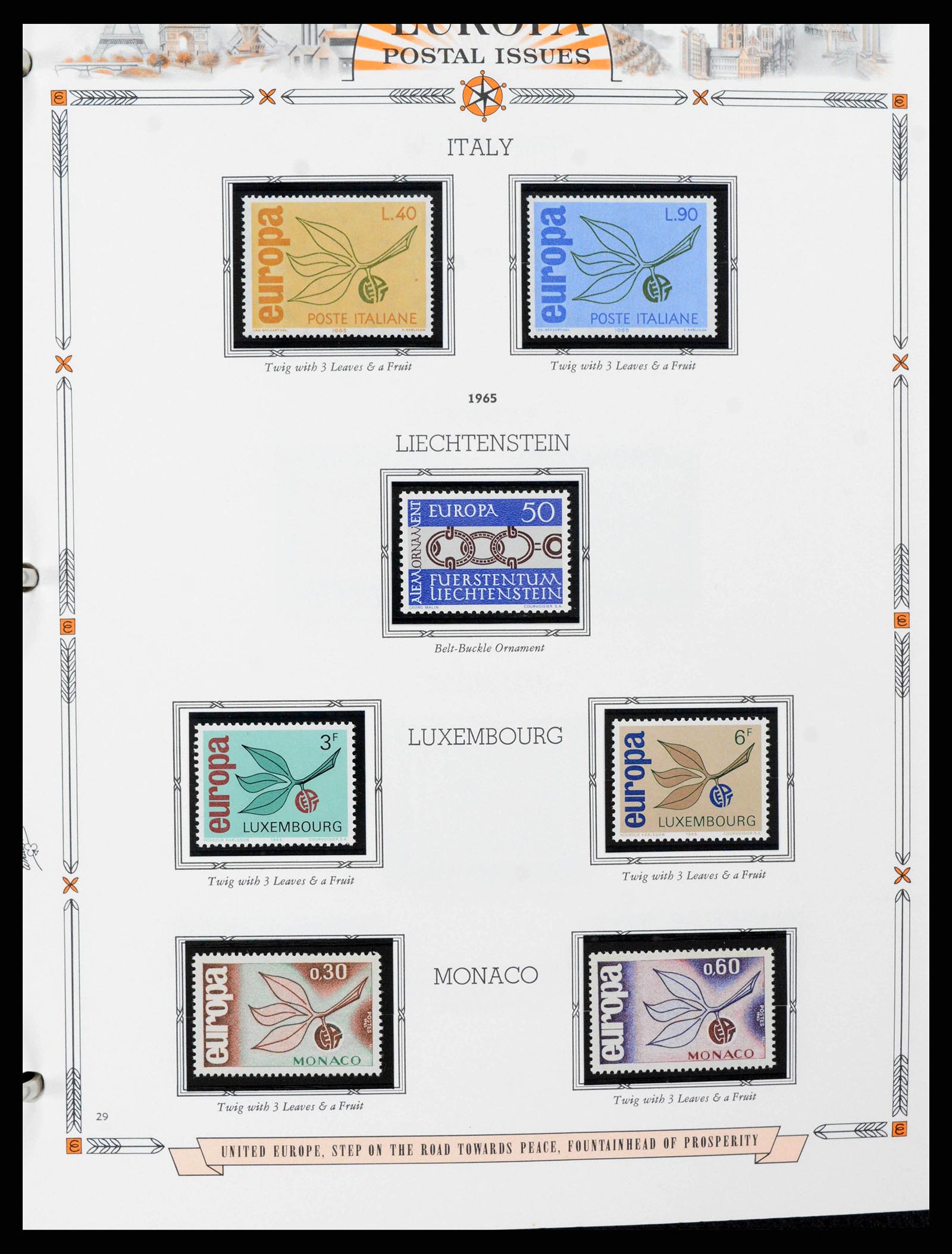 38373 0029 - Postzegelverzameling 38373 Europa Cept compleet 1956-2005.