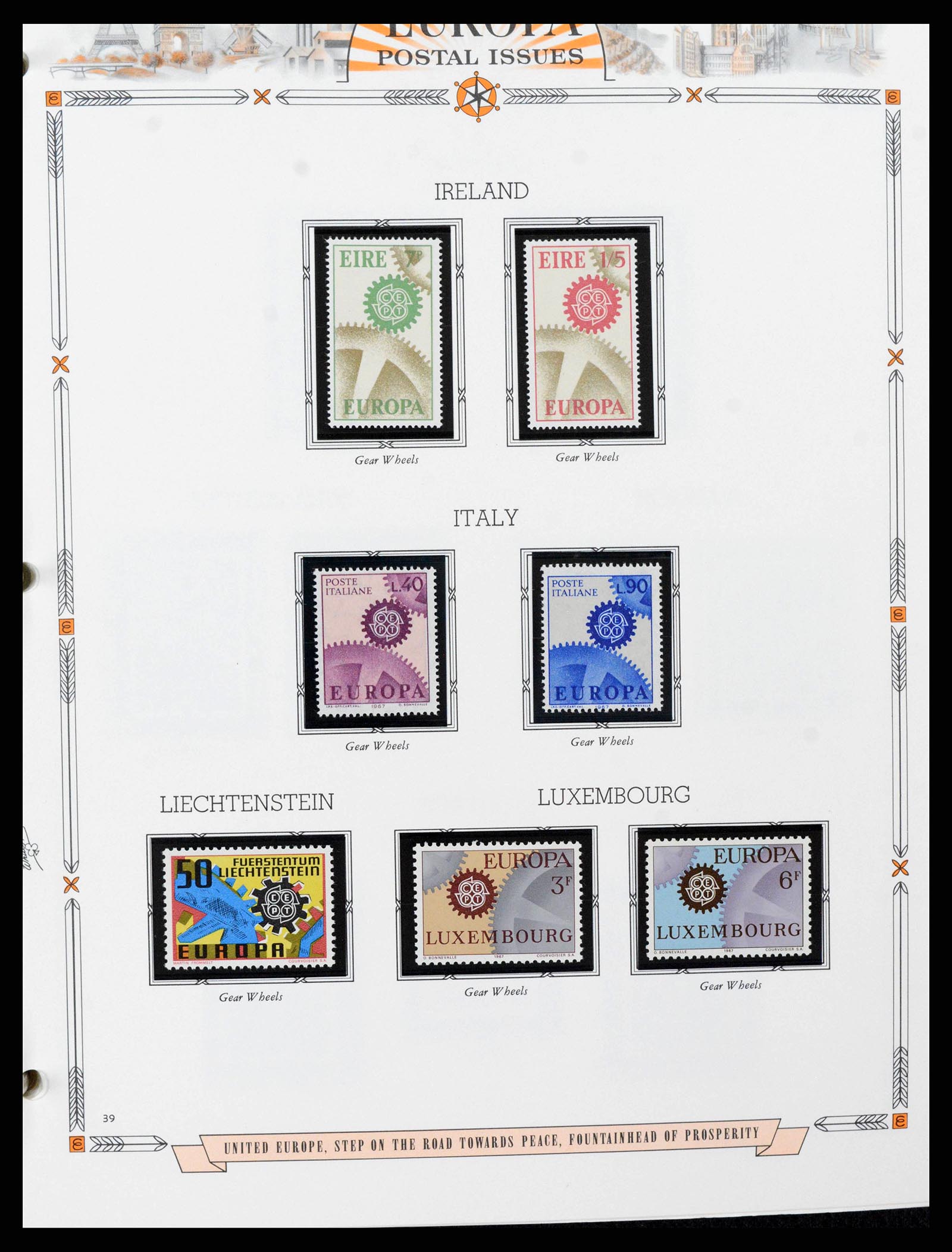 38373 0039 - Postzegelverzameling 38373 Europa Cept compleet 1956-2005.