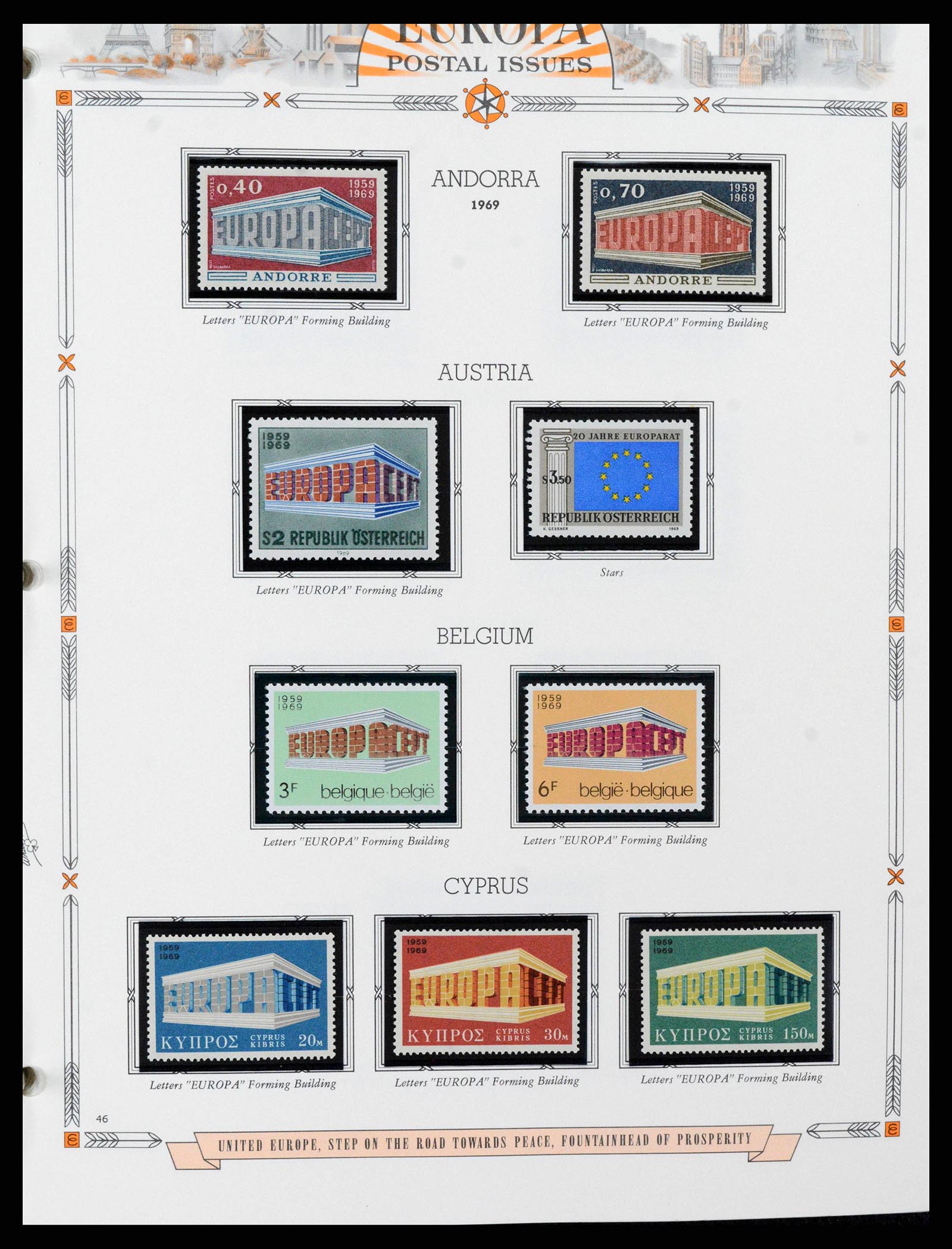 38373 0046 - Postzegelverzameling 38373 Europa Cept compleet 1956-2005.