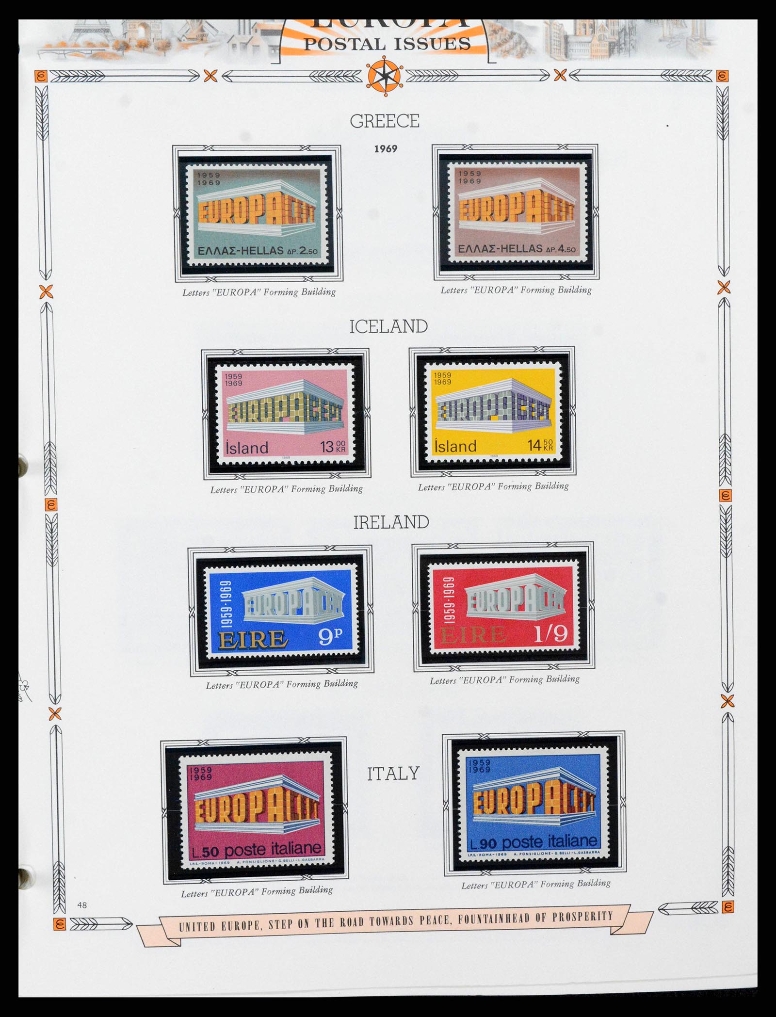 38373 0048 - Postzegelverzameling 38373 Europa Cept compleet 1956-2005.