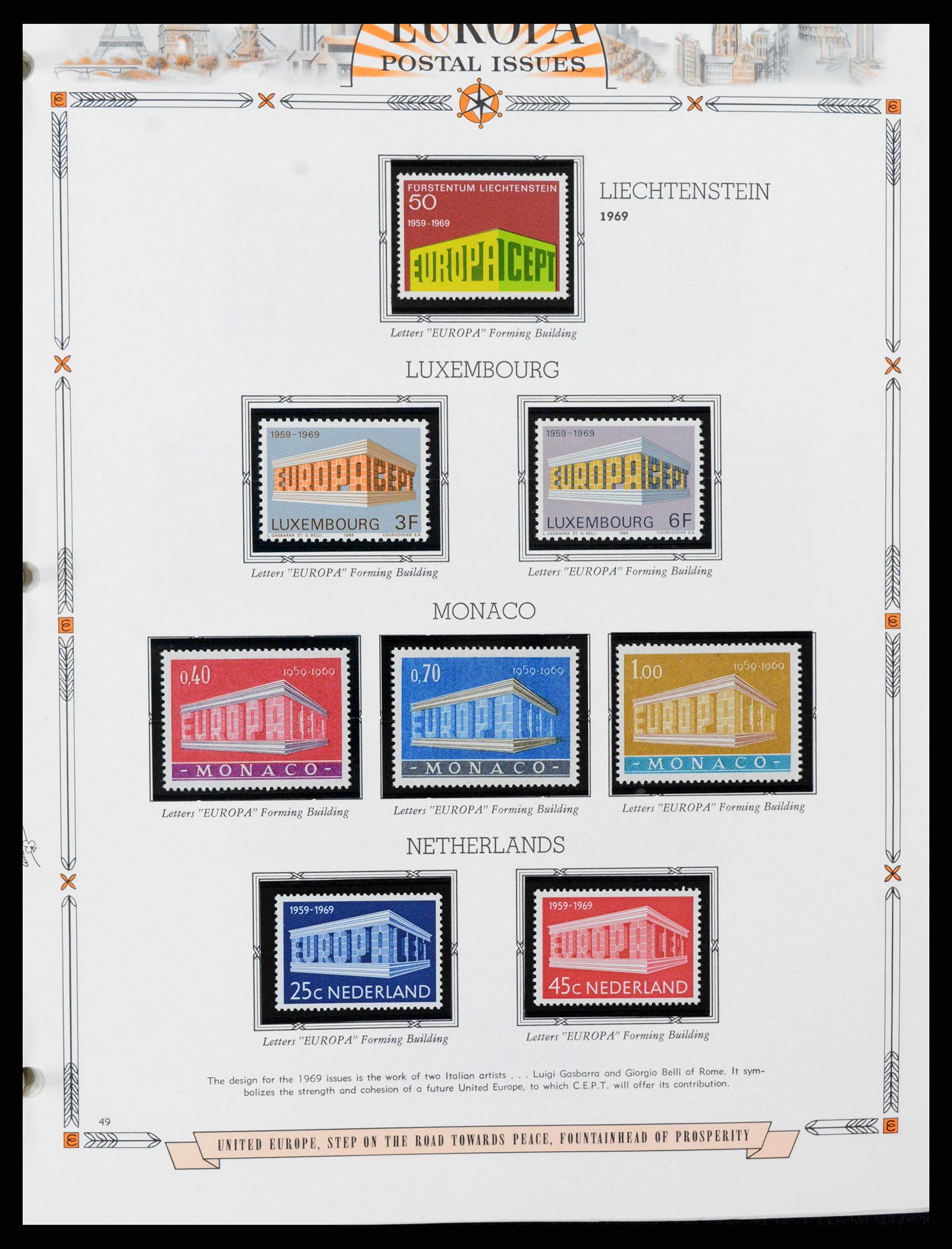38373 0049 - Postzegelverzameling 38373 Europa Cept compleet 1956-2005.