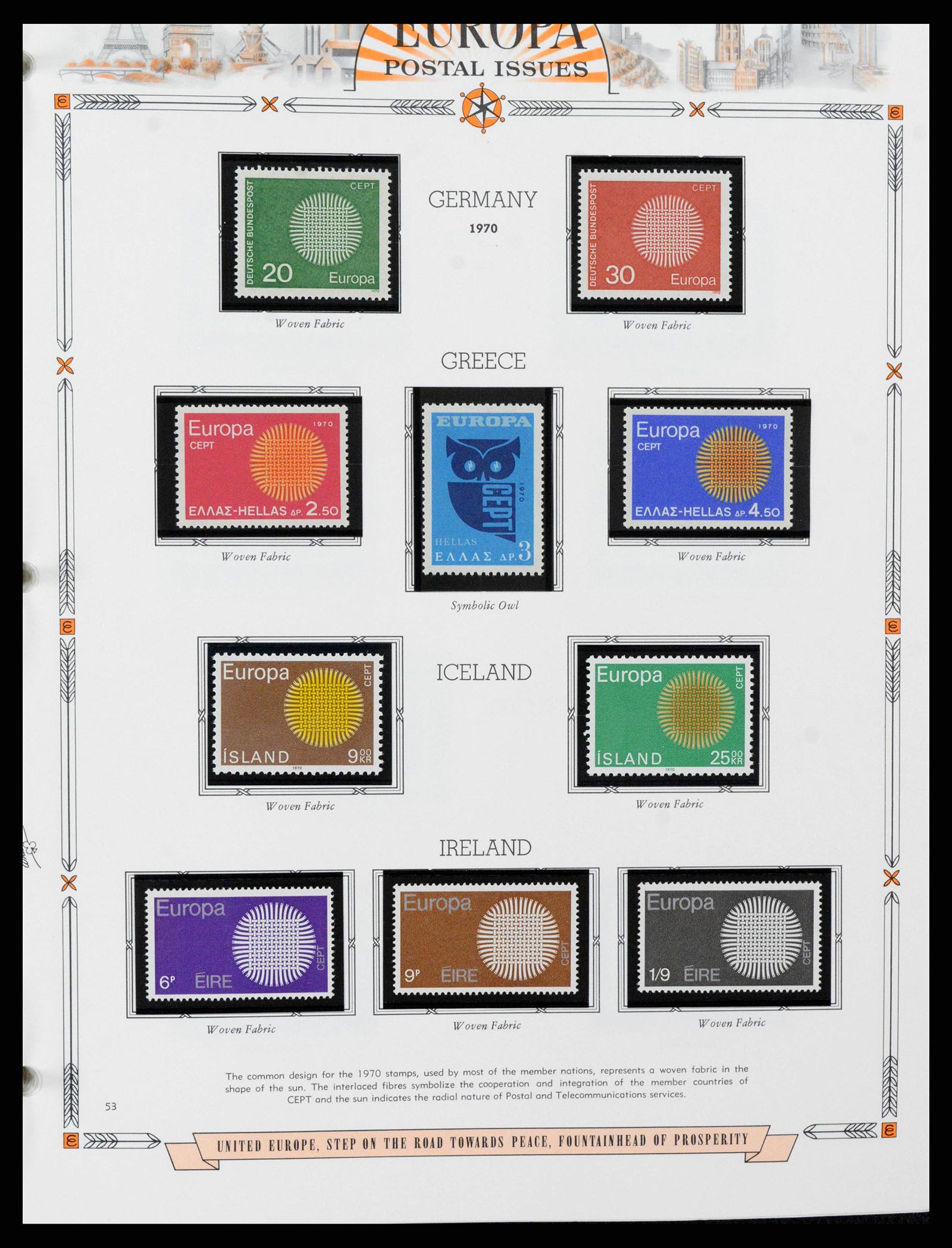 38373 0053 - Postzegelverzameling 38373 Europa Cept compleet 1956-2005.