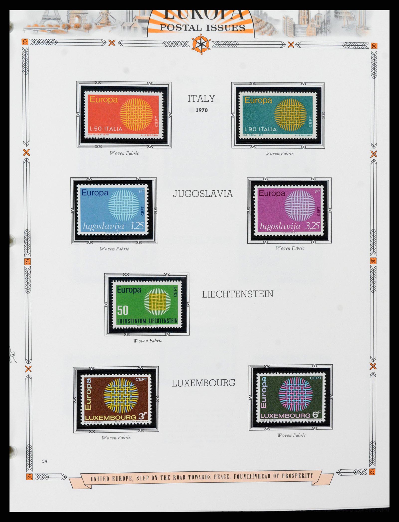 38373 0054 - Postzegelverzameling 38373 Europa Cept compleet 1956-2005.