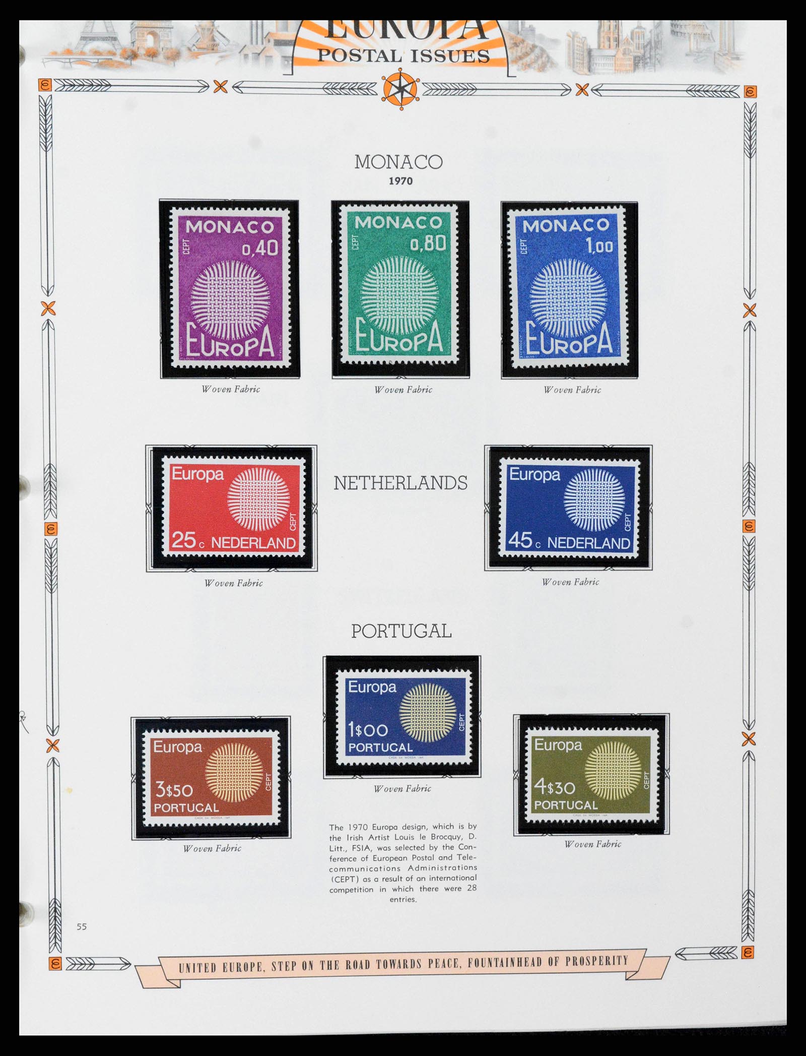 38373 0055 - Postzegelverzameling 38373 Europa Cept compleet 1956-2005.