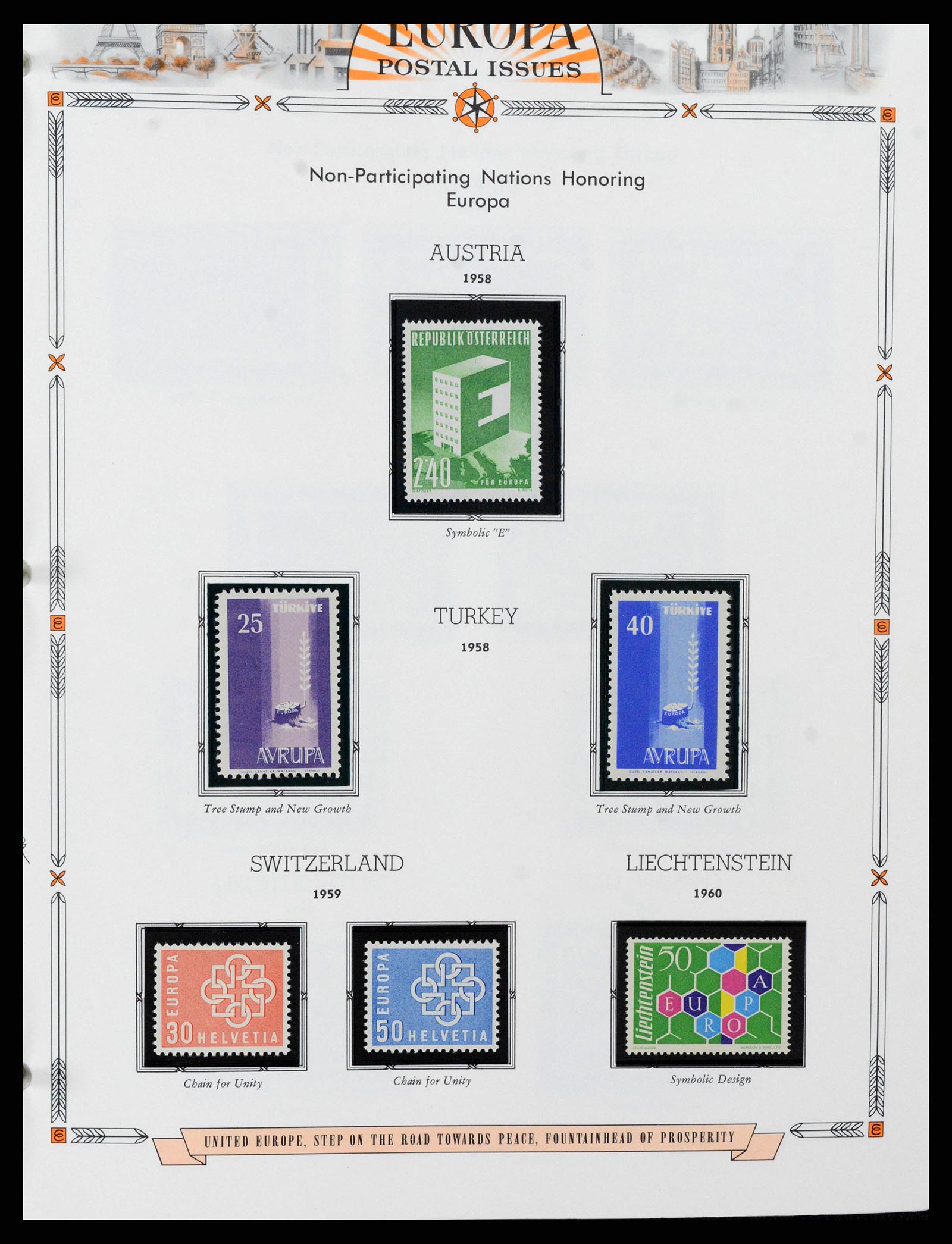 38373 0057 - Postzegelverzameling 38373 Europa Cept compleet 1956-2005.