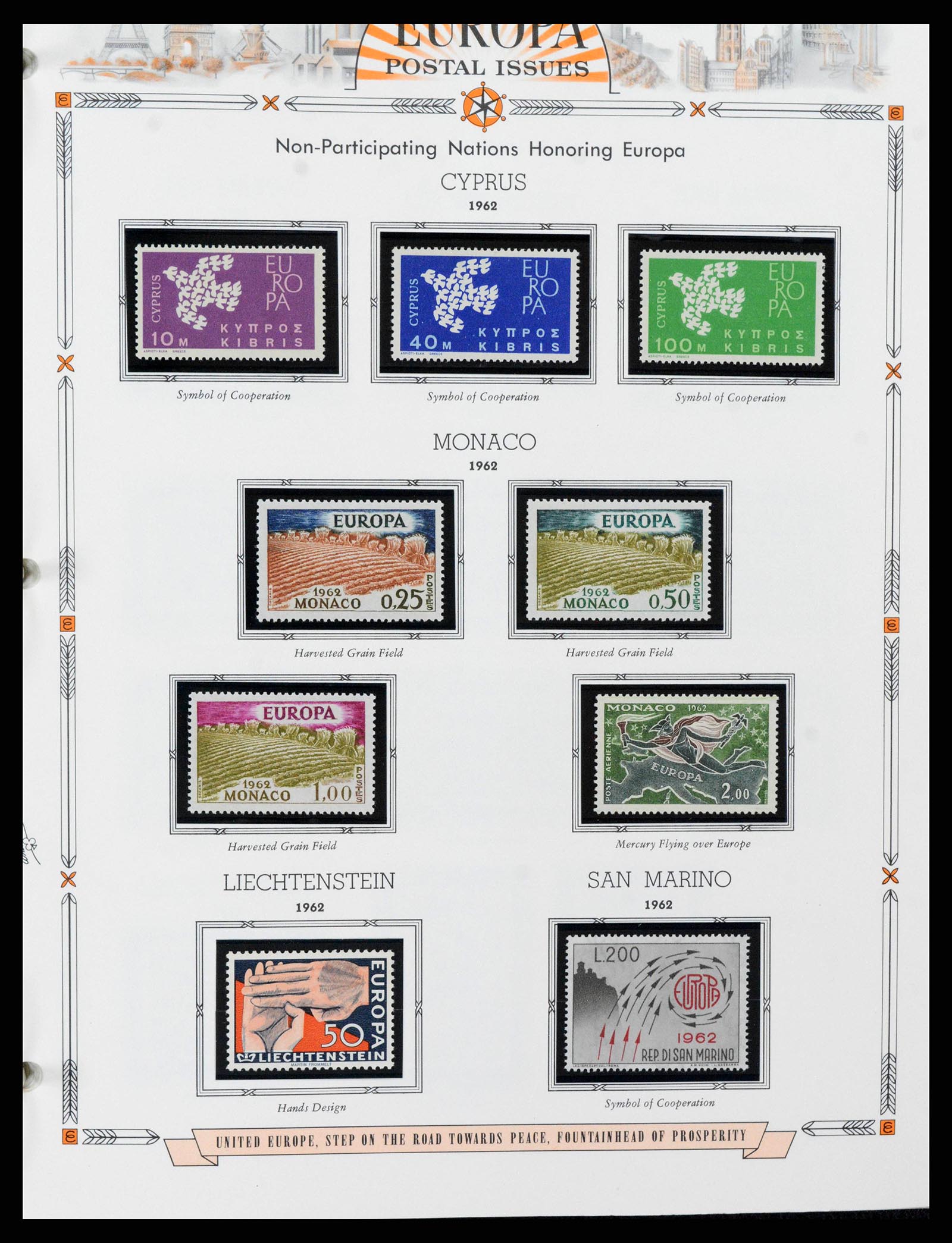 38373 0058 - Postzegelverzameling 38373 Europa Cept compleet 1956-2005.