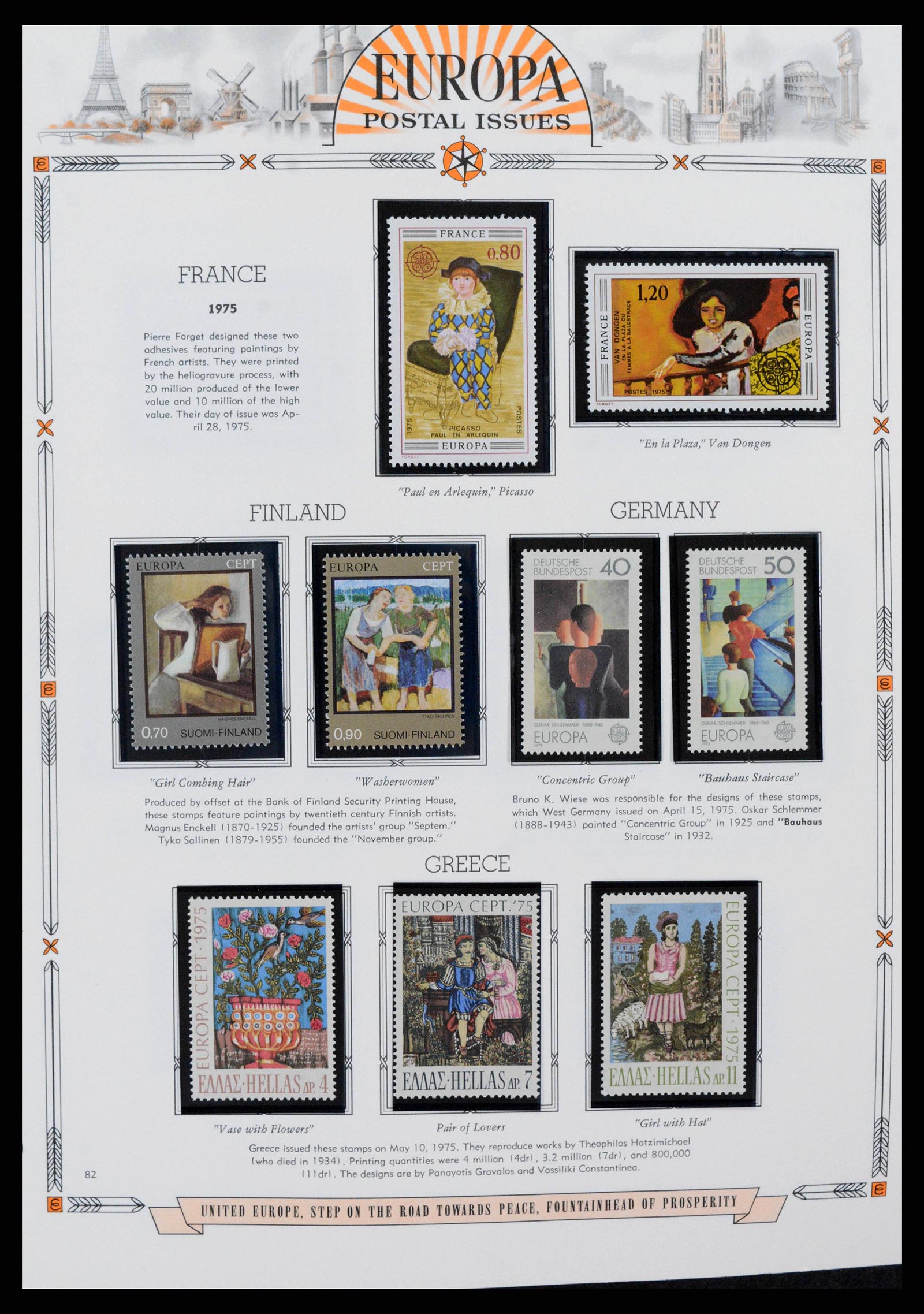 38373 0085 - Postzegelverzameling 38373 Europa Cept compleet 1956-2005.