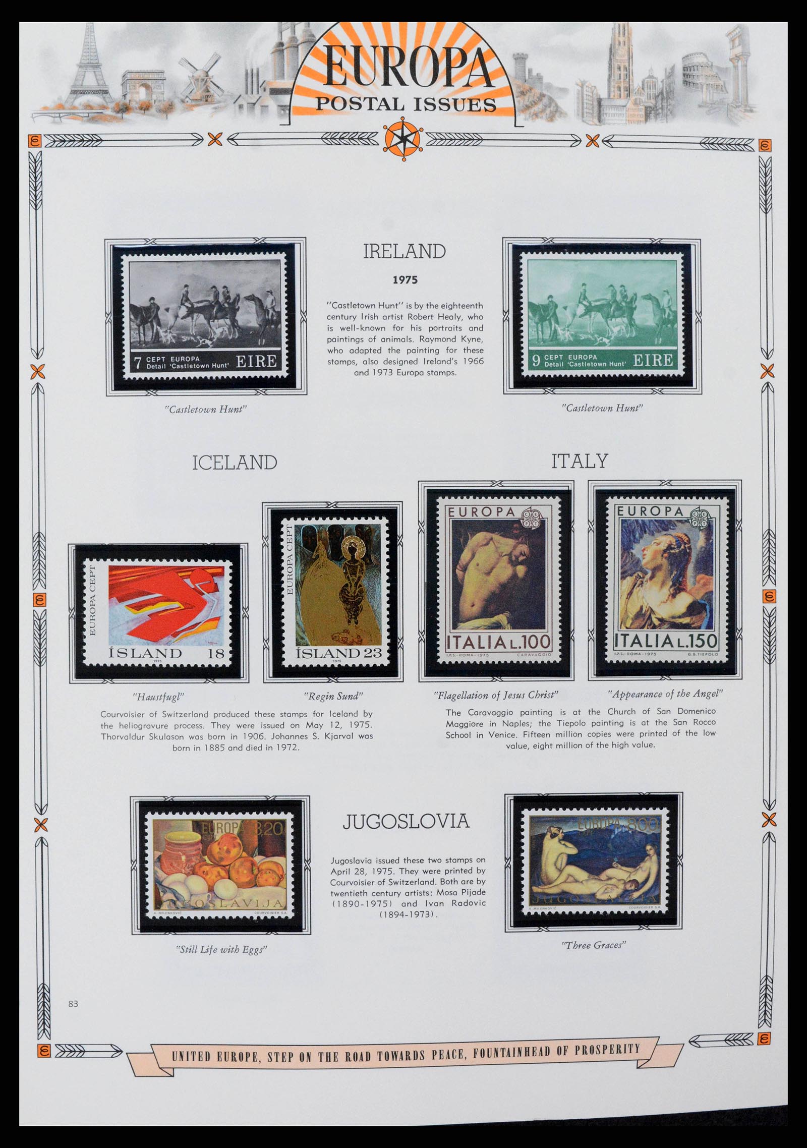 38373 0086 - Postzegelverzameling 38373 Europa Cept compleet 1956-2005.