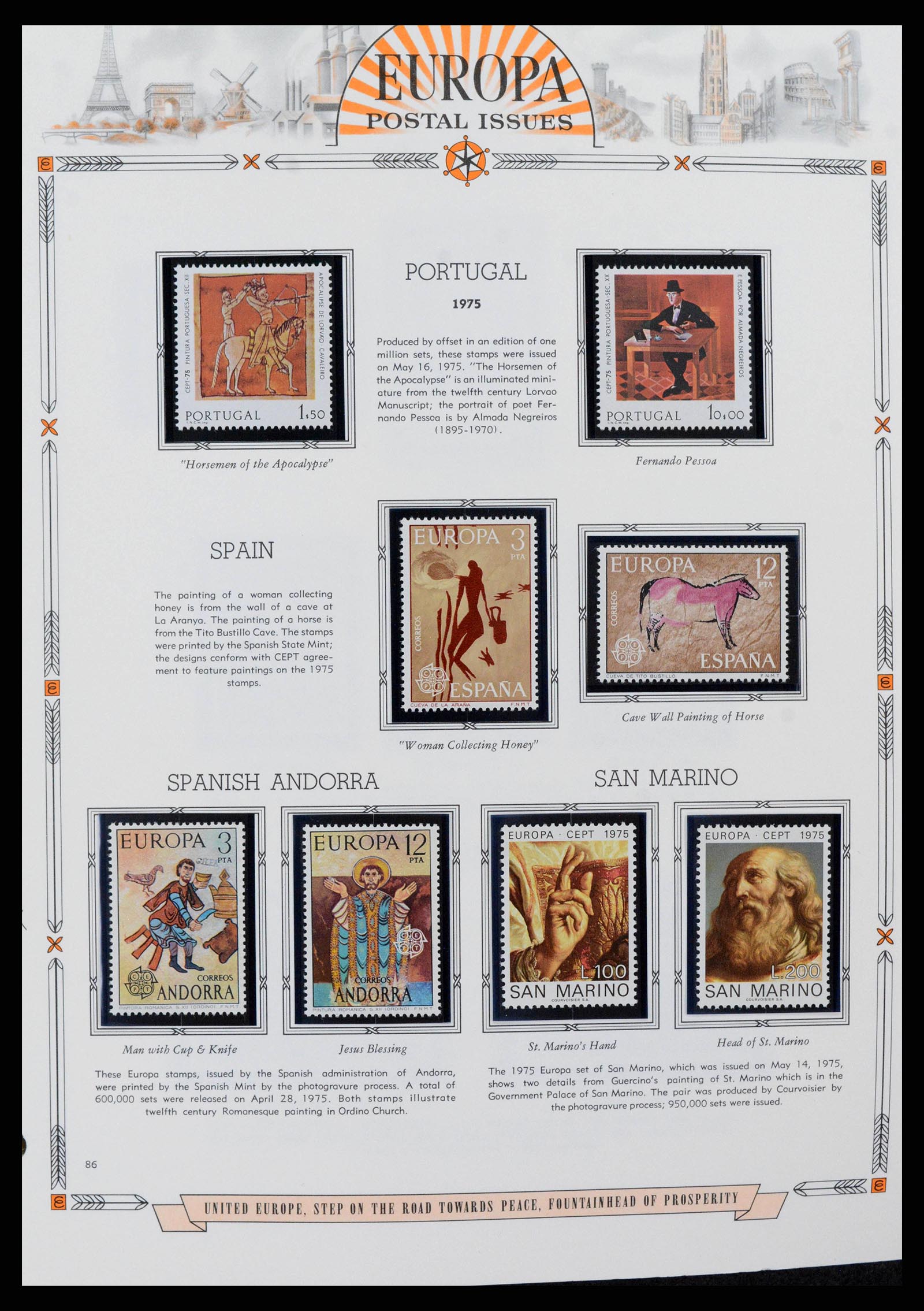 38373 0089 - Postzegelverzameling 38373 Europa Cept compleet 1956-2005.