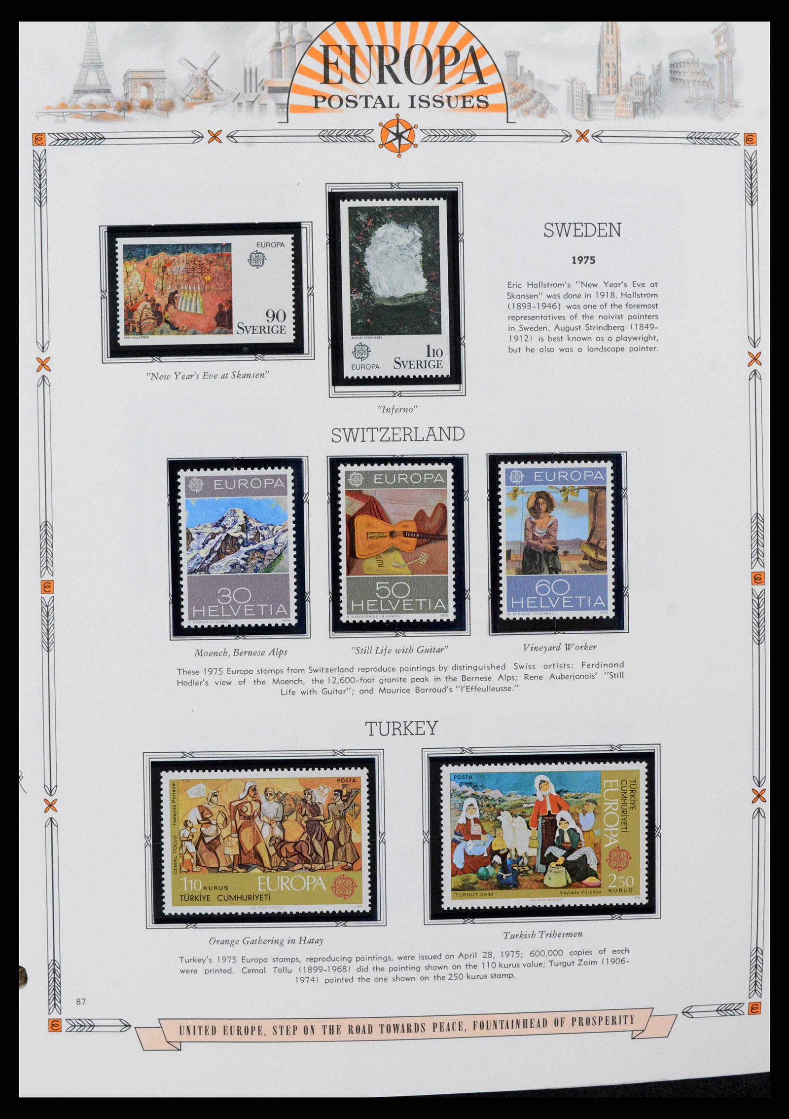 38373 0090 - Postzegelverzameling 38373 Europa Cept compleet 1956-2005.