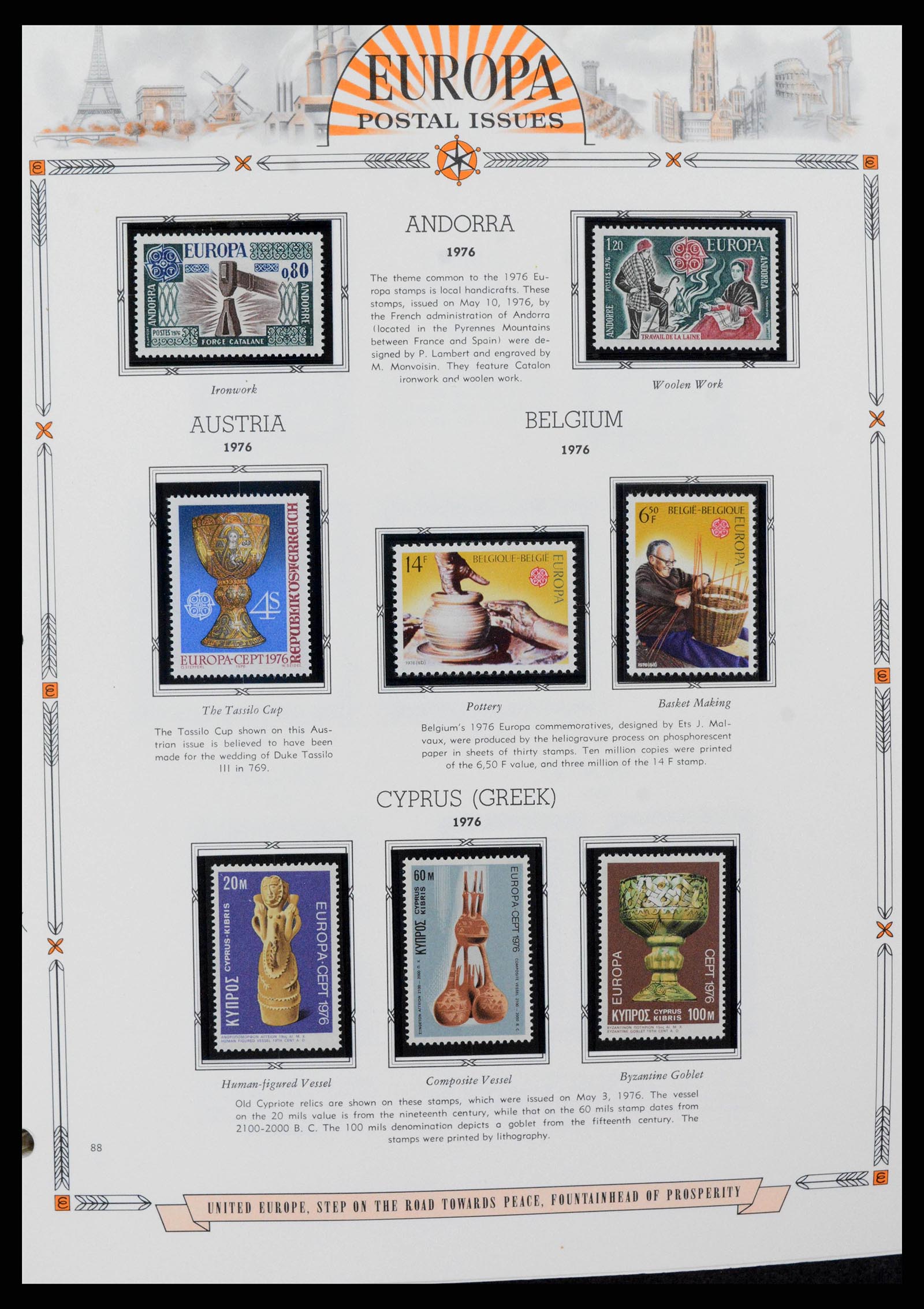 38373 0091 - Postzegelverzameling 38373 Europa Cept compleet 1956-2005.