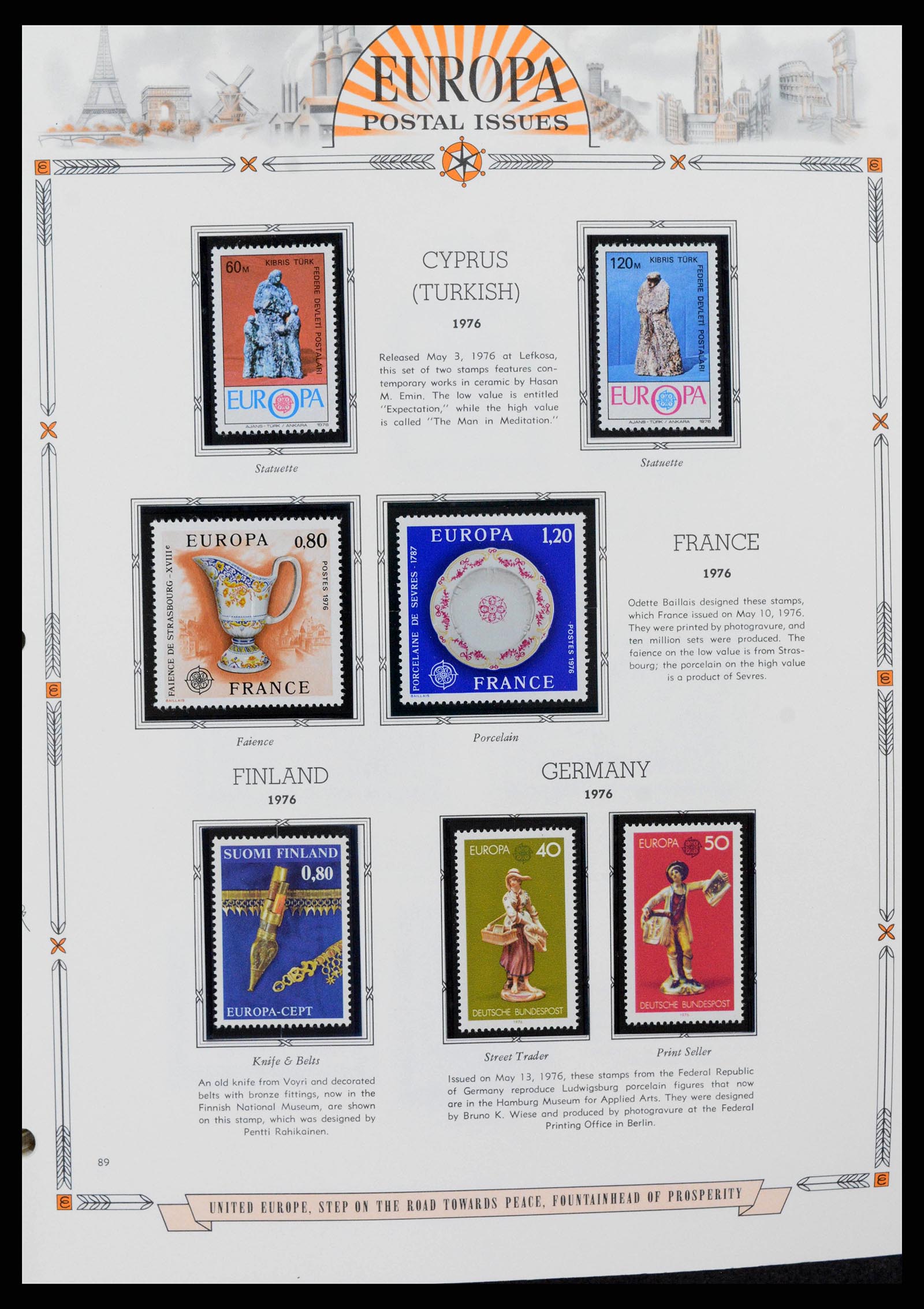 38373 0092 - Postzegelverzameling 38373 Europa Cept compleet 1956-2005.