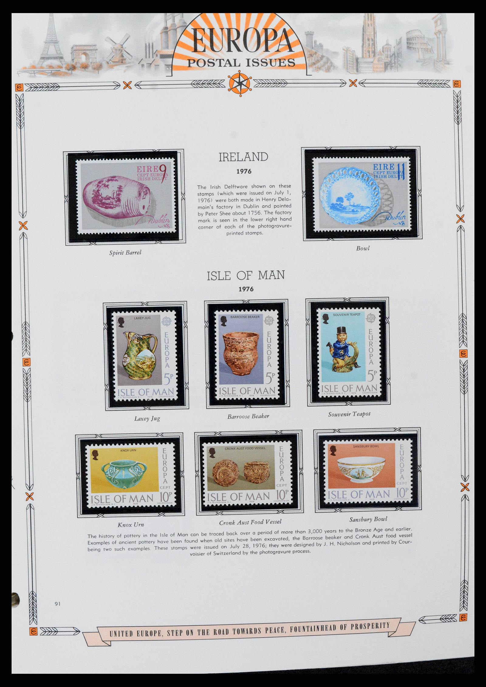 38373 0094 - Postzegelverzameling 38373 Europa Cept compleet 1956-2005.