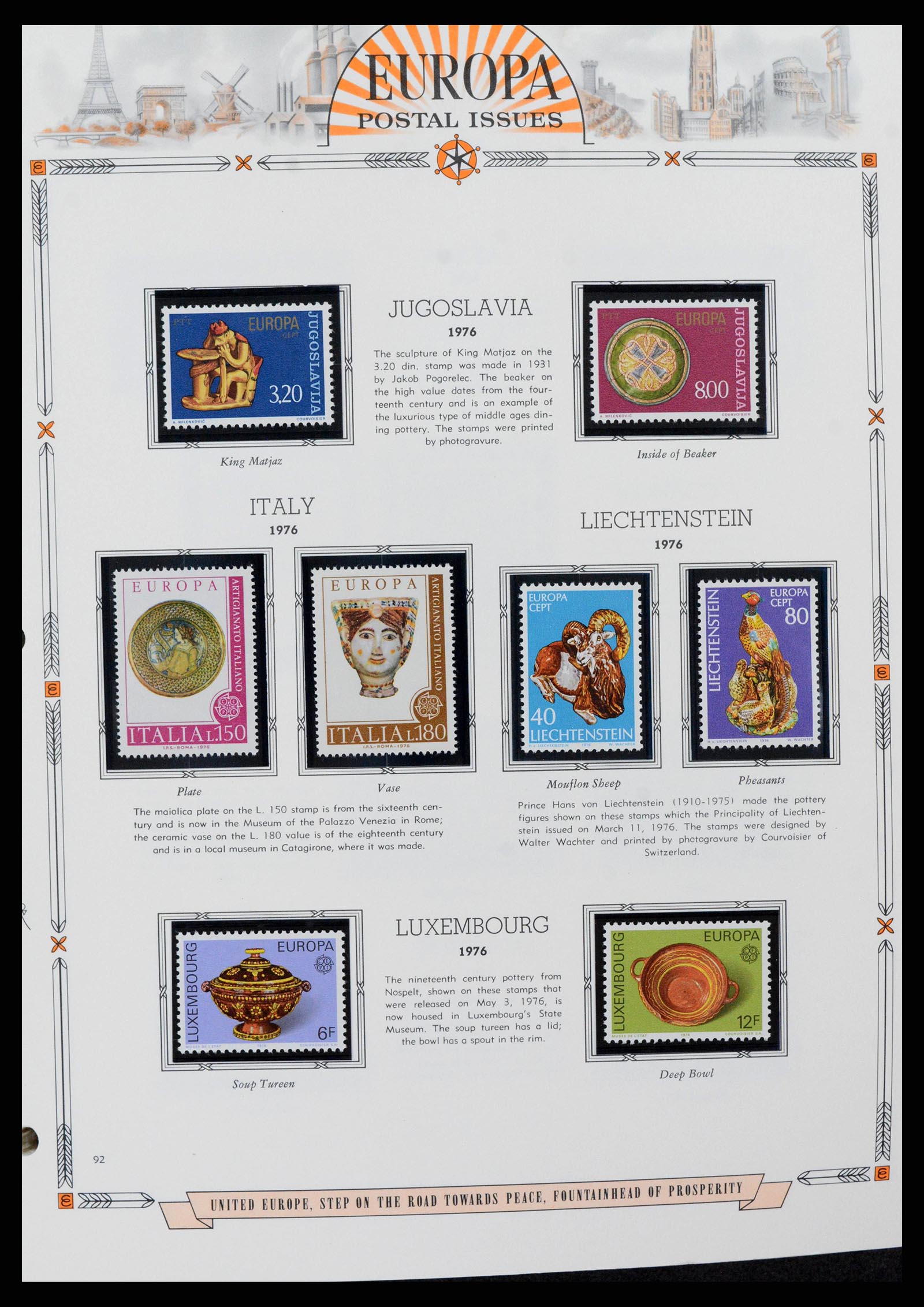 38373 0095 - Postzegelverzameling 38373 Europa Cept compleet 1956-2005.