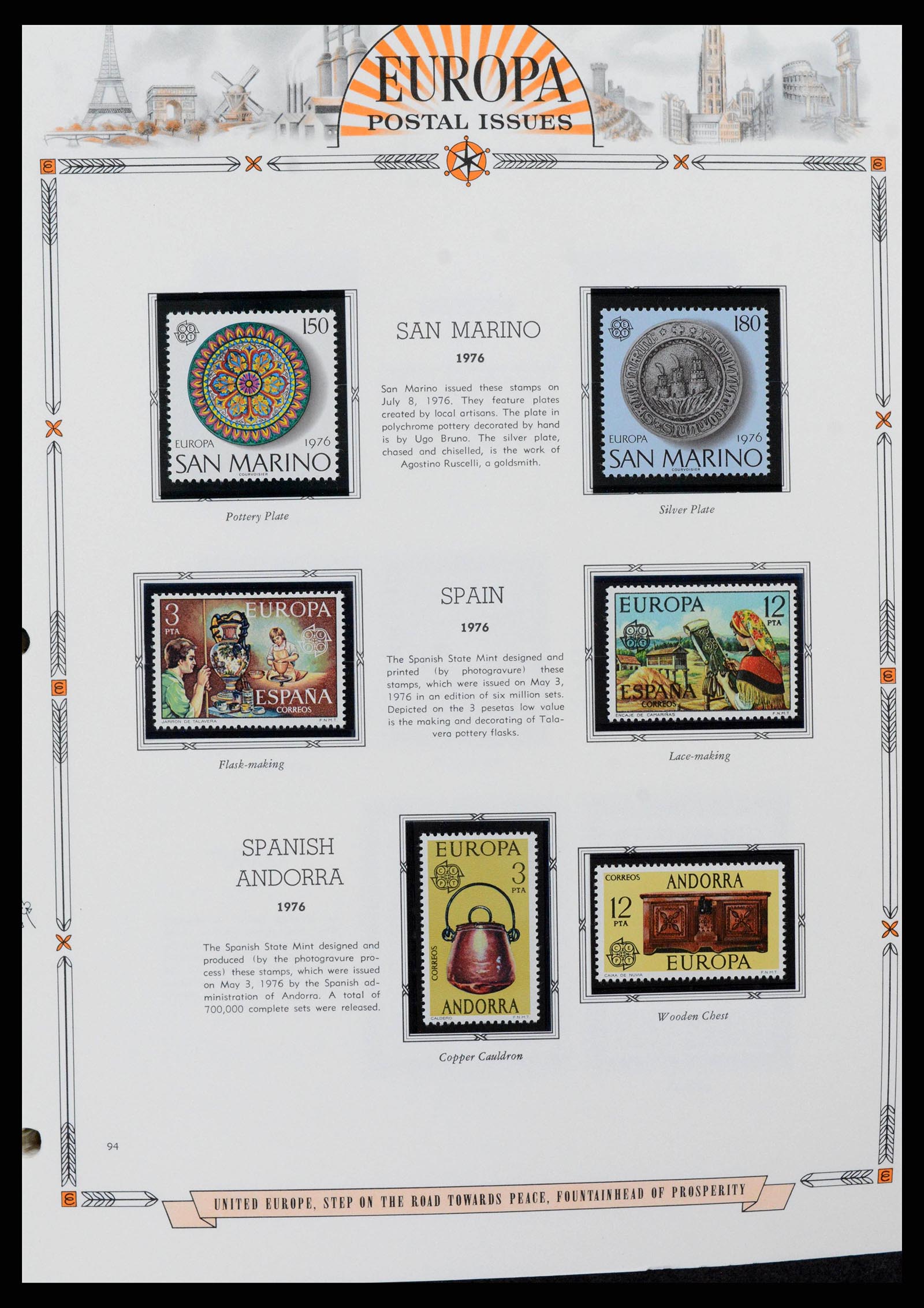 38373 0097 - Postzegelverzameling 38373 Europa Cept compleet 1956-2005.