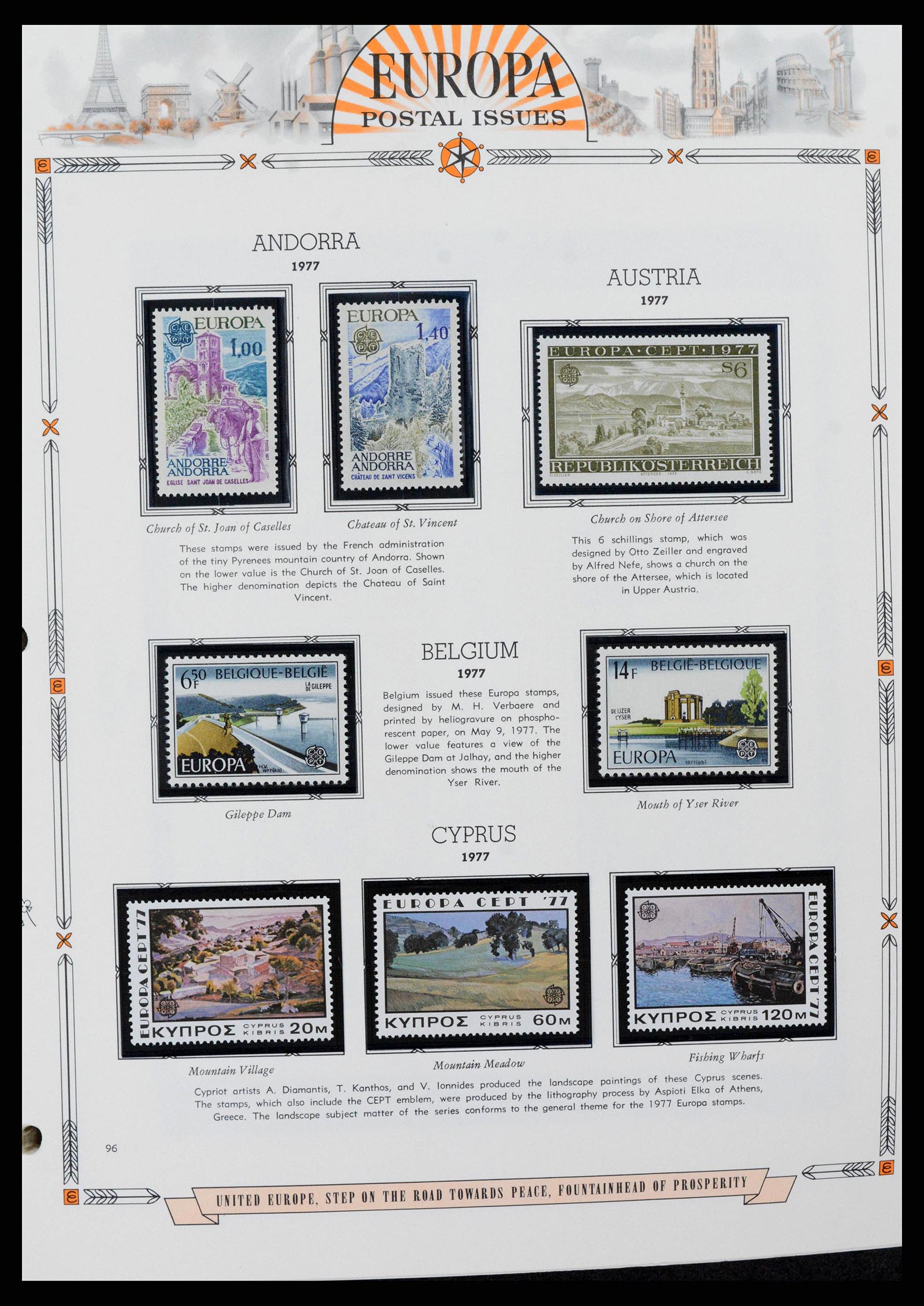 38373 0099 - Postzegelverzameling 38373 Europa Cept compleet 1956-2005.