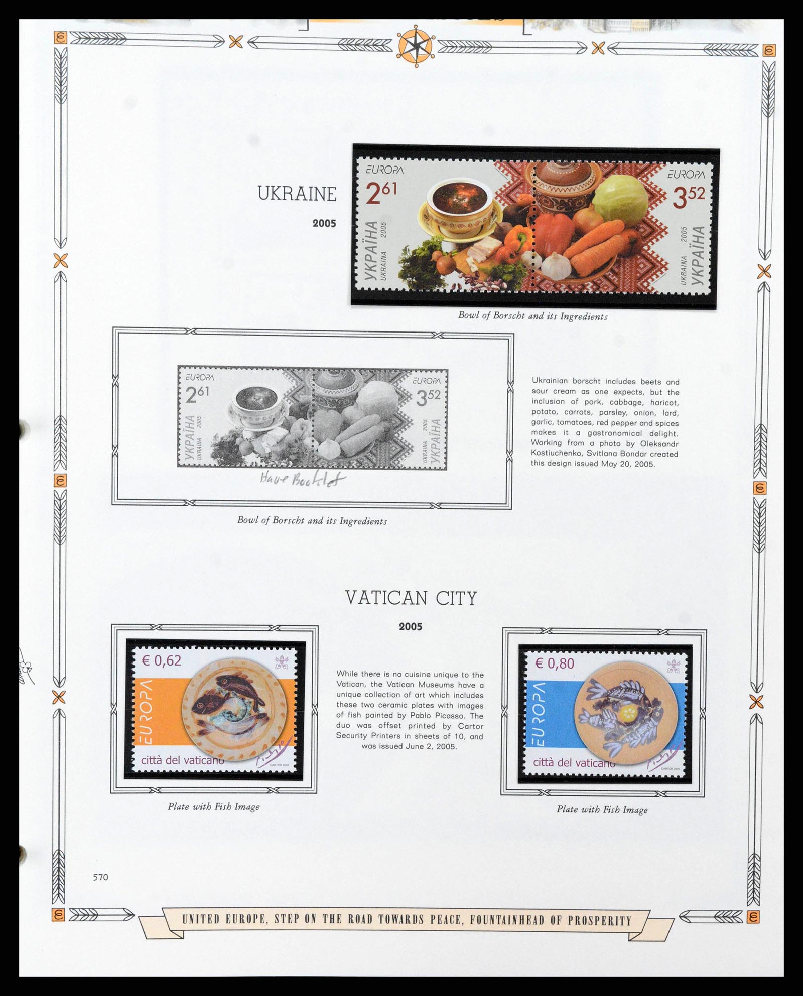38373 0572 - Postzegelverzameling 38373 Europa Cept compleet 1956-2005.