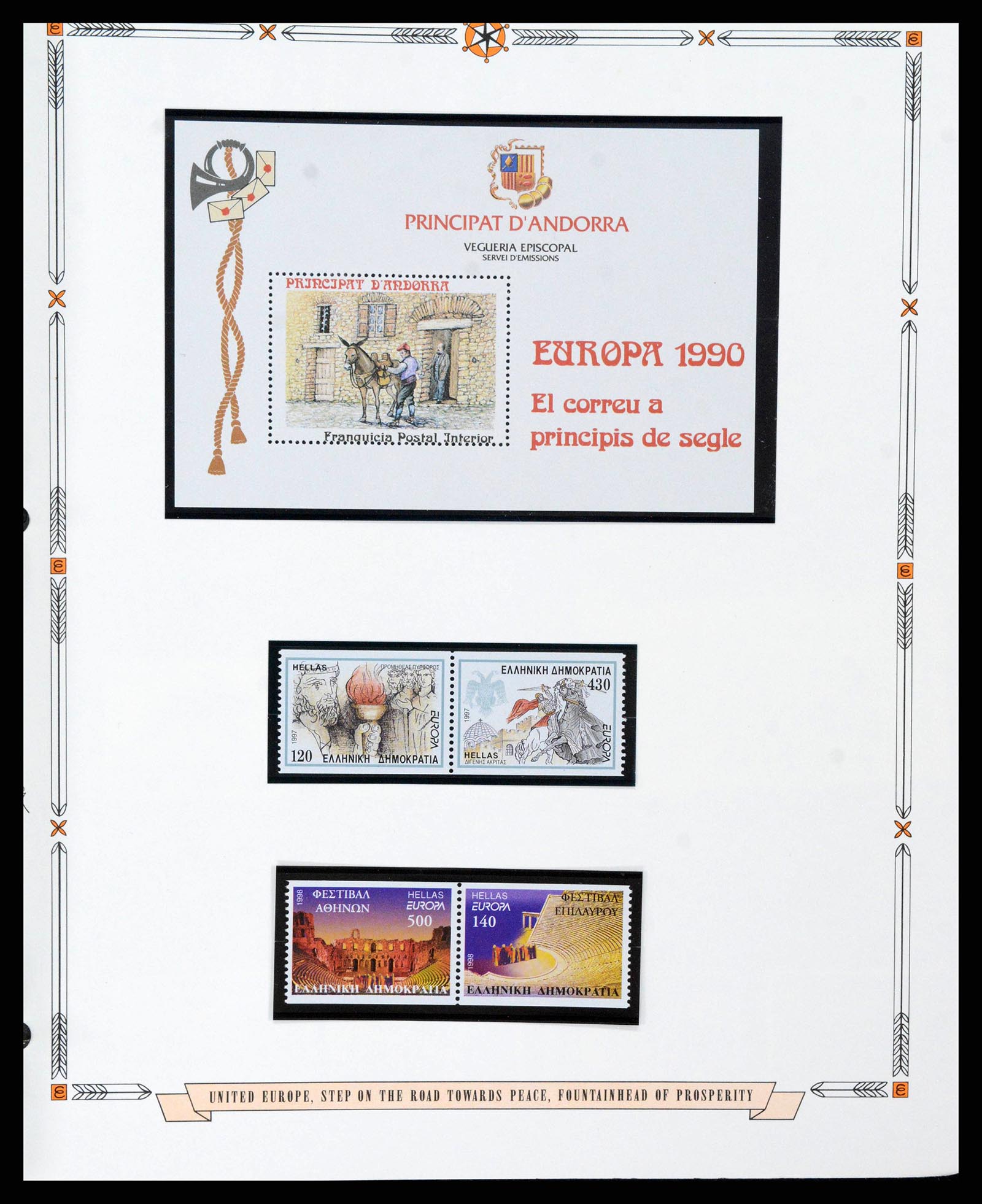 38373 0577 - Postzegelverzameling 38373 Europa Cept compleet 1956-2005.