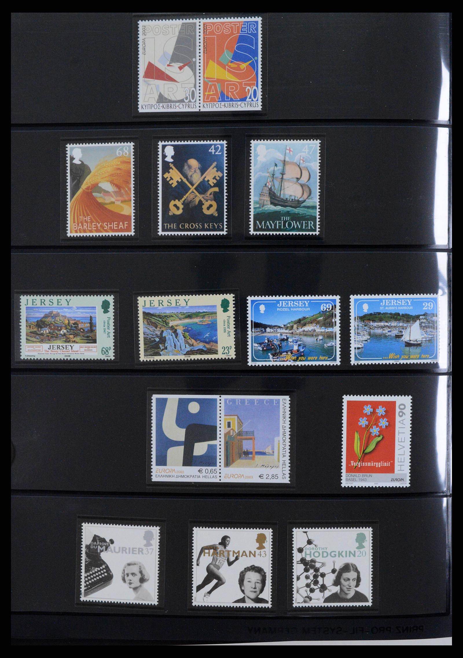 38373 0585 - Postzegelverzameling 38373 Europa Cept compleet 1956-2005.