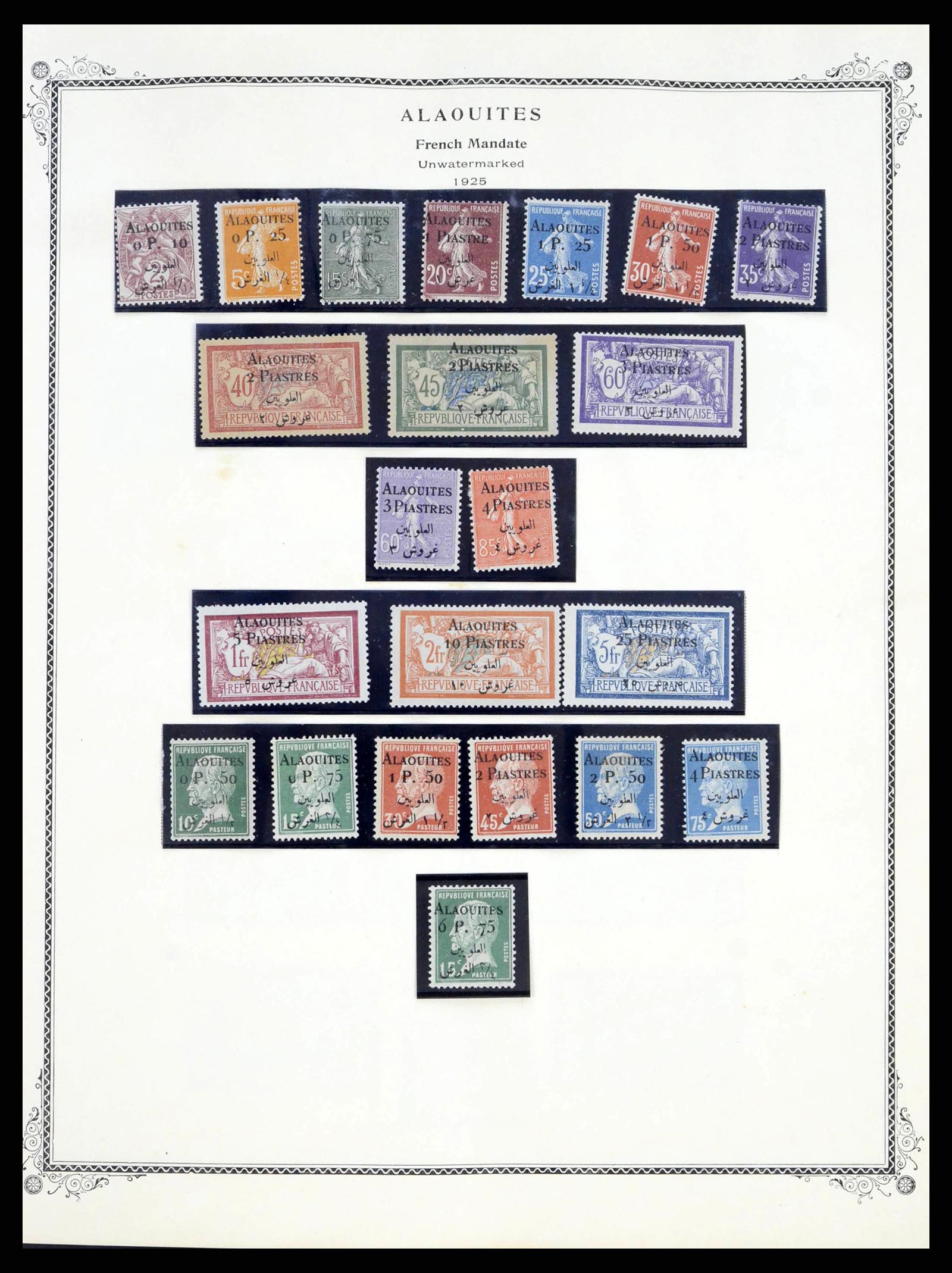 38375 0002 - Postzegelverzameling 38375 Franse koloniën 1889-1980.