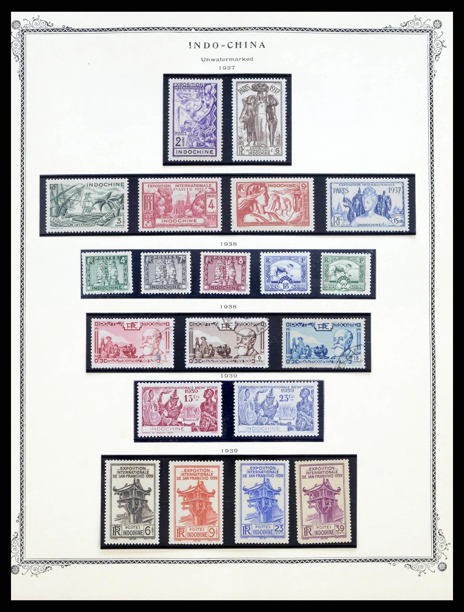 38375 0024 - Stamp collection 38375 French Colonies 1889-1980.