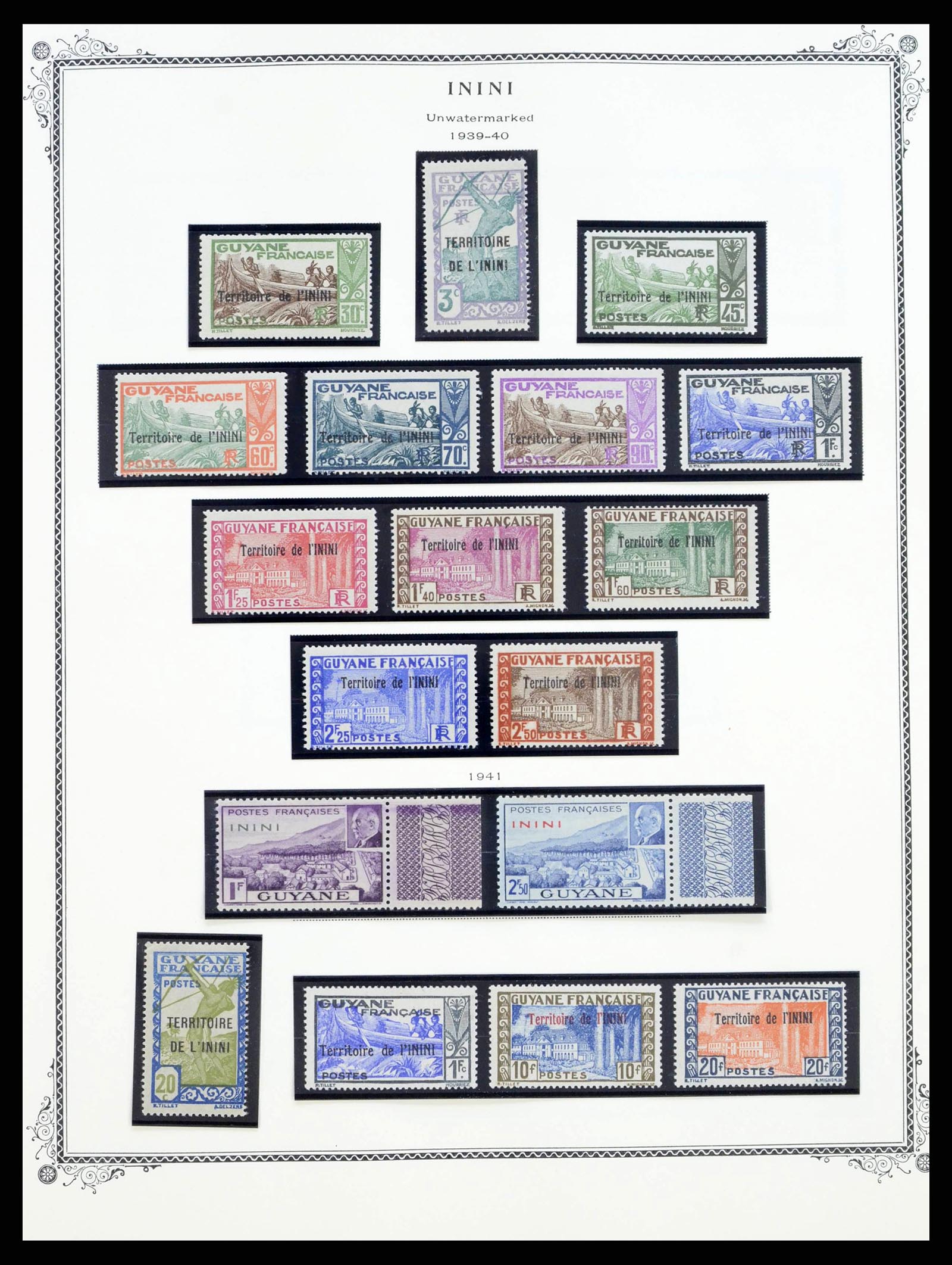 38375 0044 - Postzegelverzameling 38375 Franse koloniën 1889-1980.