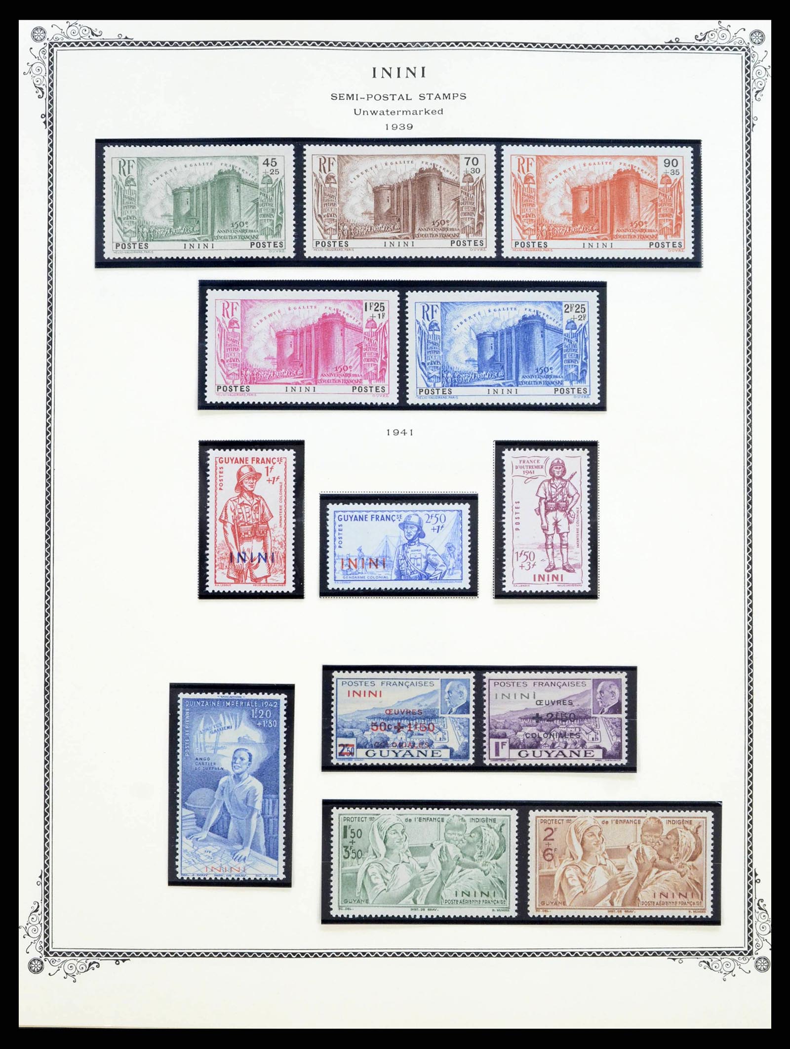 38375 0045 - Postzegelverzameling 38375 Franse koloniën 1889-1980.