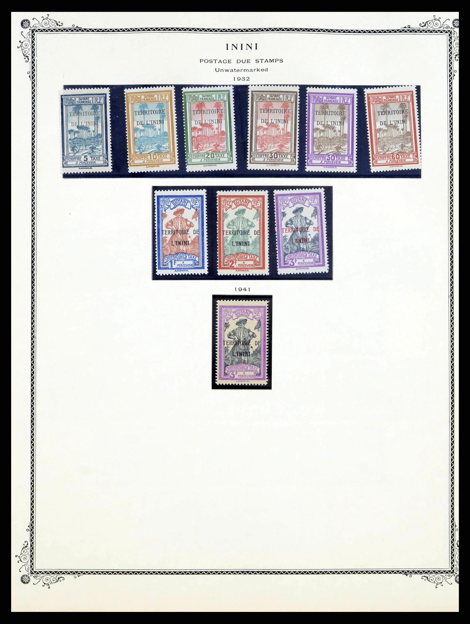 38375 0046 - Postzegelverzameling 38375 Franse koloniën 1889-1980.
