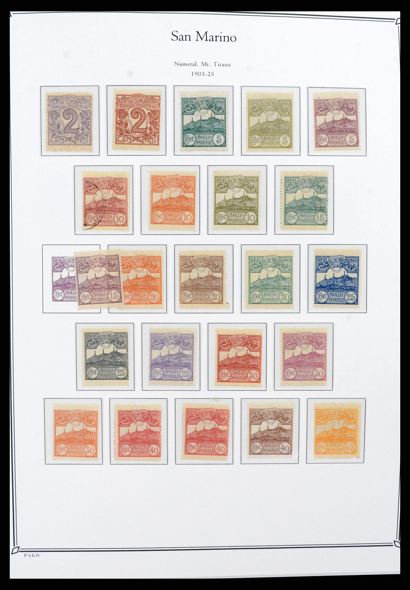 38376 0003 - Stamp collection 38376 San Marino 1877-2017!