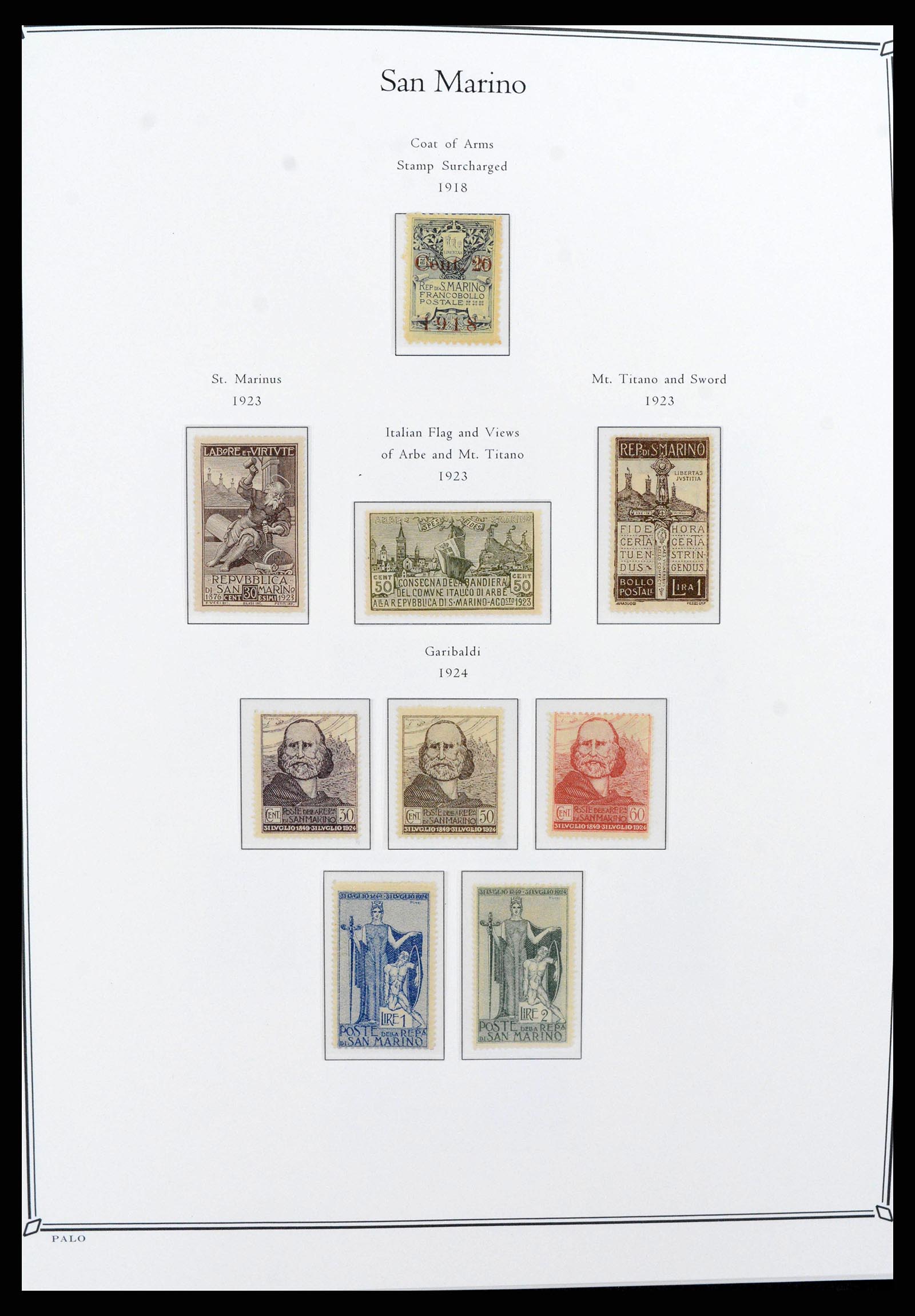 38376 0005 - Stamp collection 38376 San Marino 1877-2017!