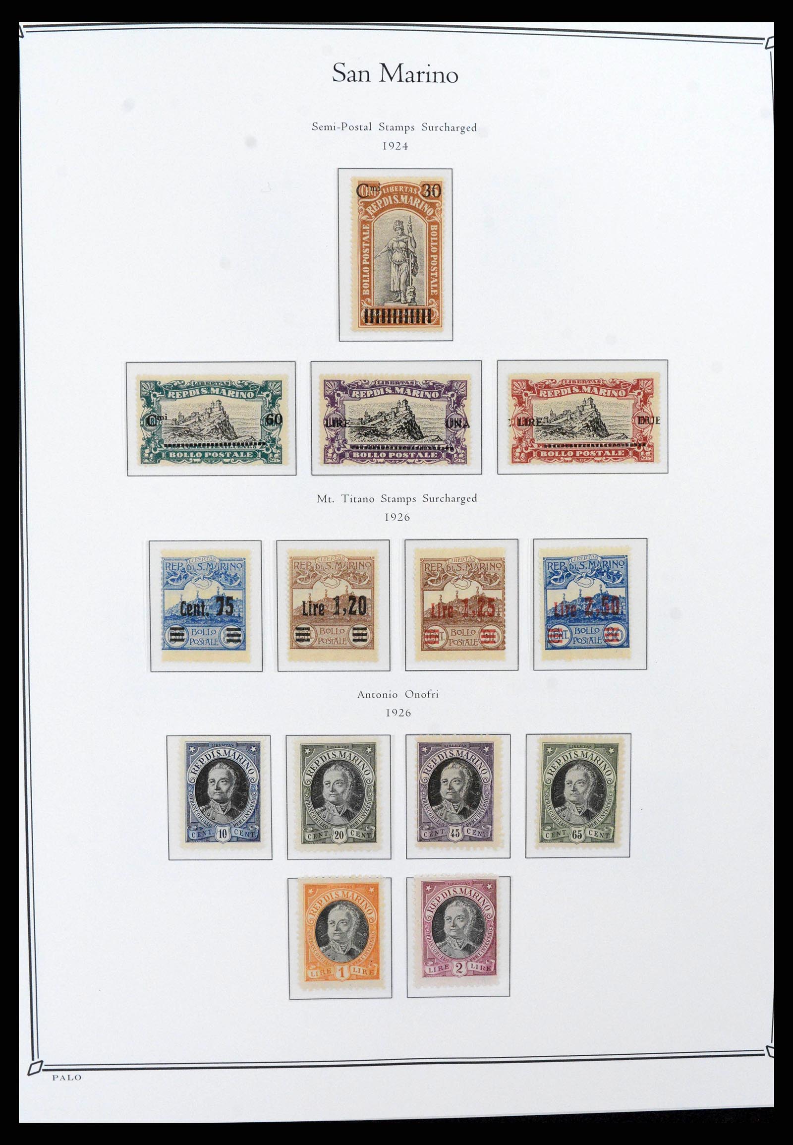 38376 0006 - Stamp collection 38376 San Marino 1877-2017!