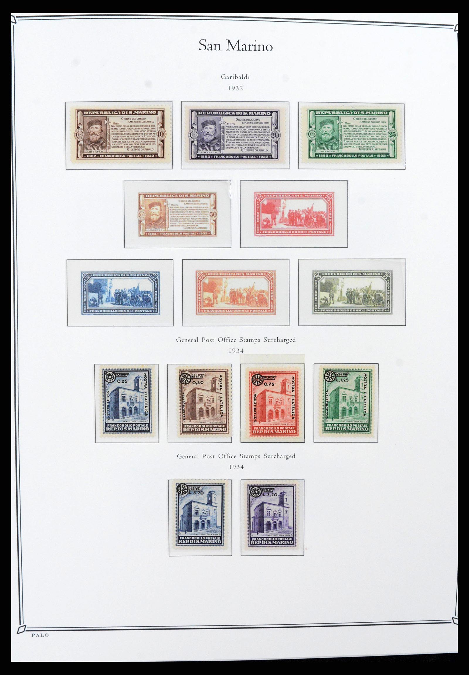 38376 0010 - Stamp collection 38376 San Marino 1877-2017!