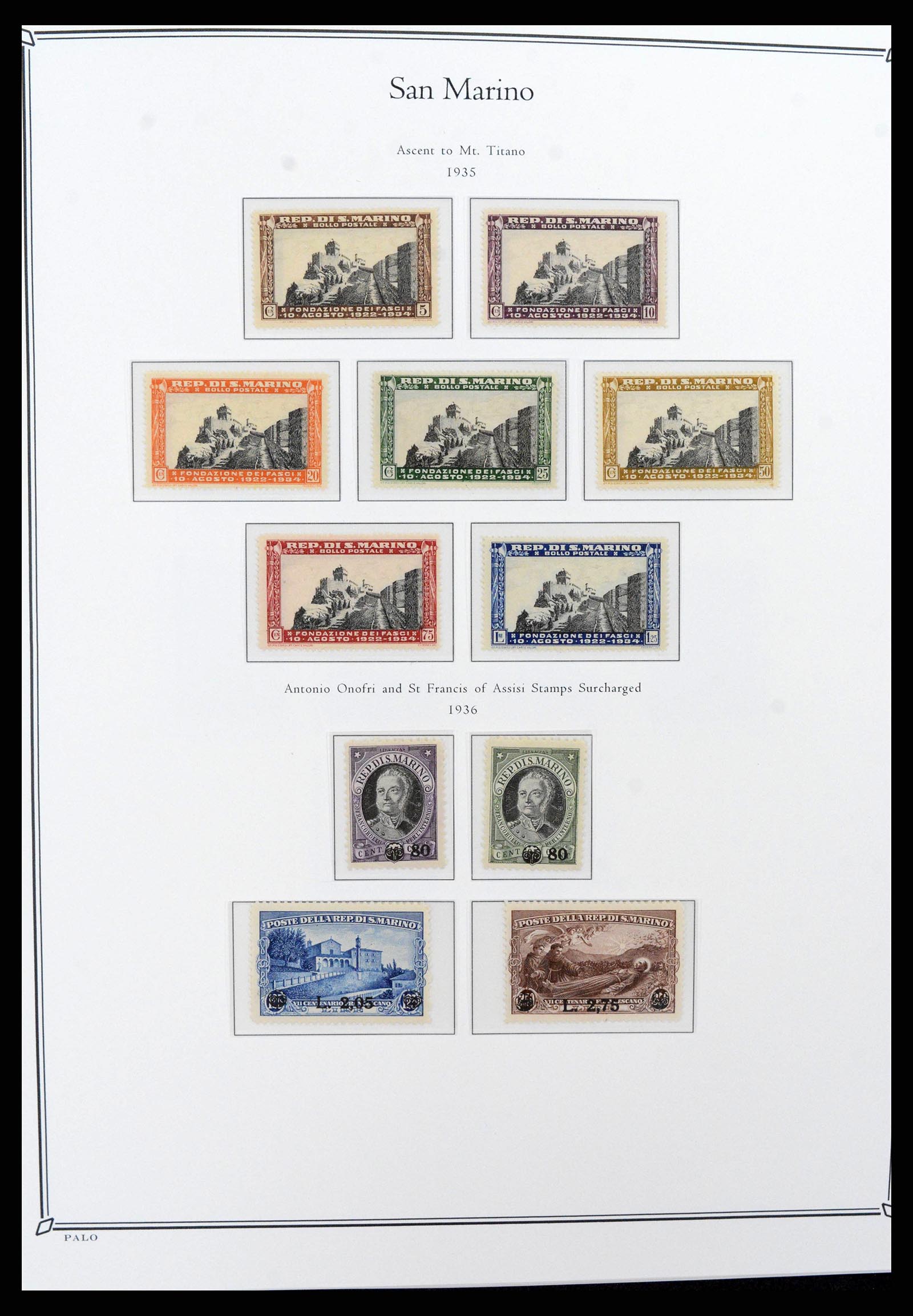 38376 0011 - Stamp collection 38376 San Marino 1877-2017!