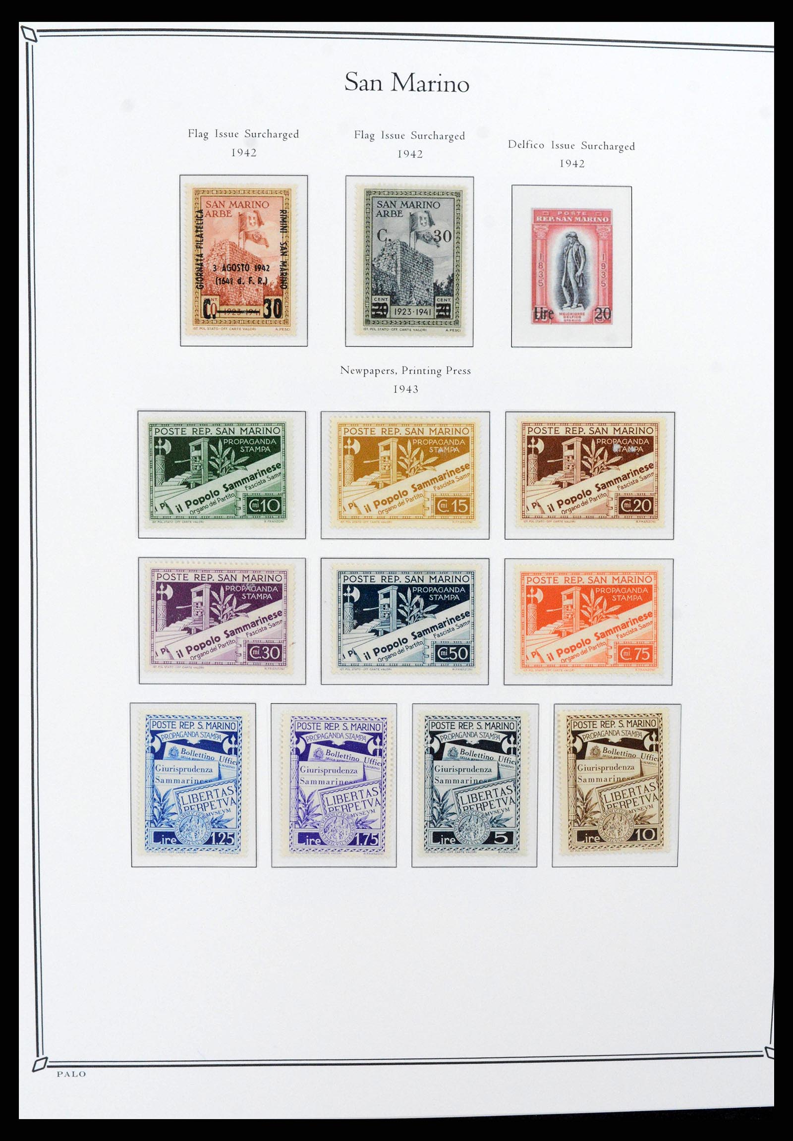 38376 0017 - Stamp collection 38376 San Marino 1877-2017!