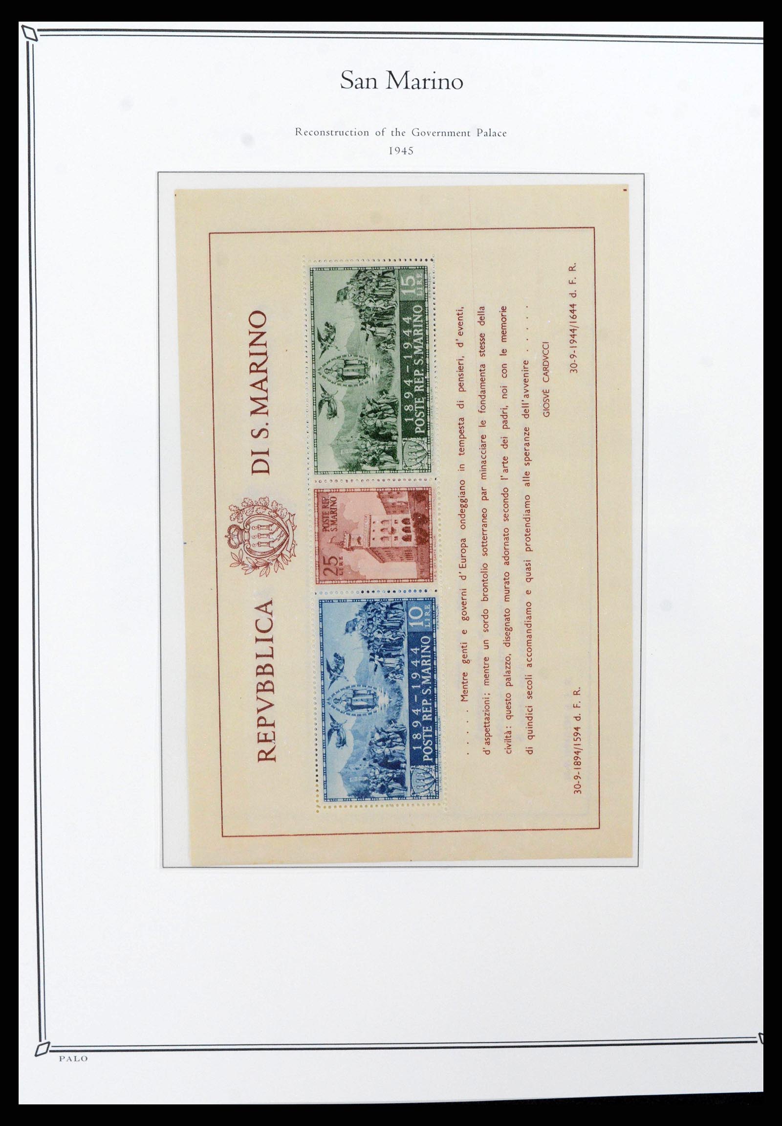 38376 0020 - Stamp collection 38376 San Marino 1877-2017!