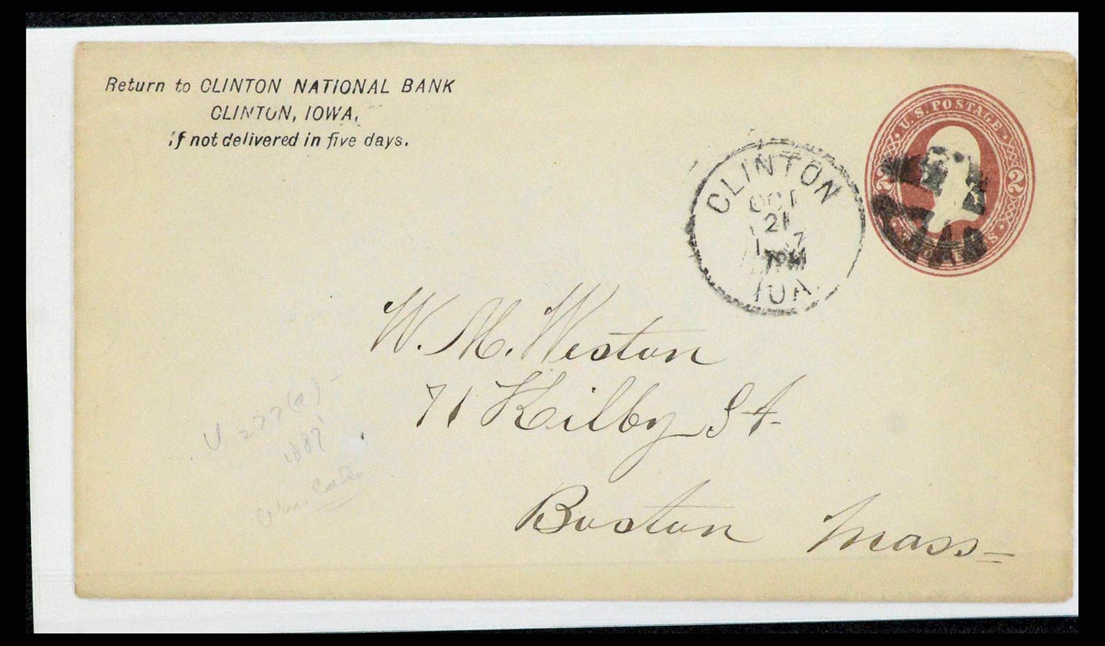 38377 0010 - Postzegelverzameling 38377 USA brieven 1835(!)-1950.