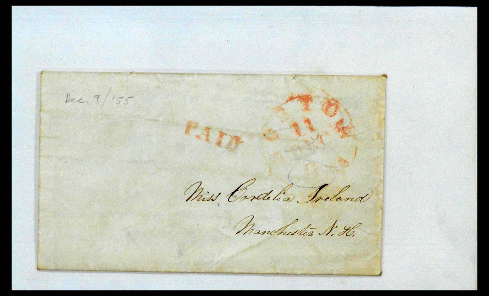 38377 0017 - Postzegelverzameling 38377 USA brieven 1835(!)-1950.