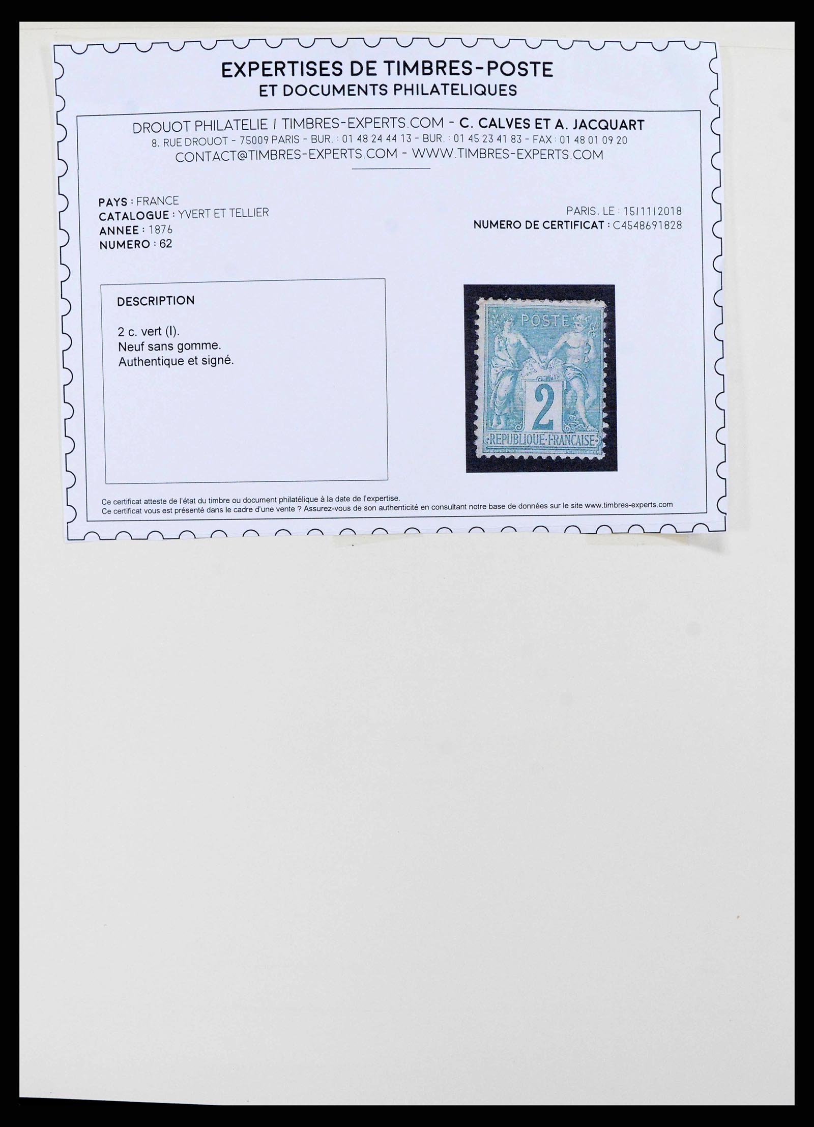 38380 0003 - Postzegelverzameling 38380 Frankrijk 1853-2004.