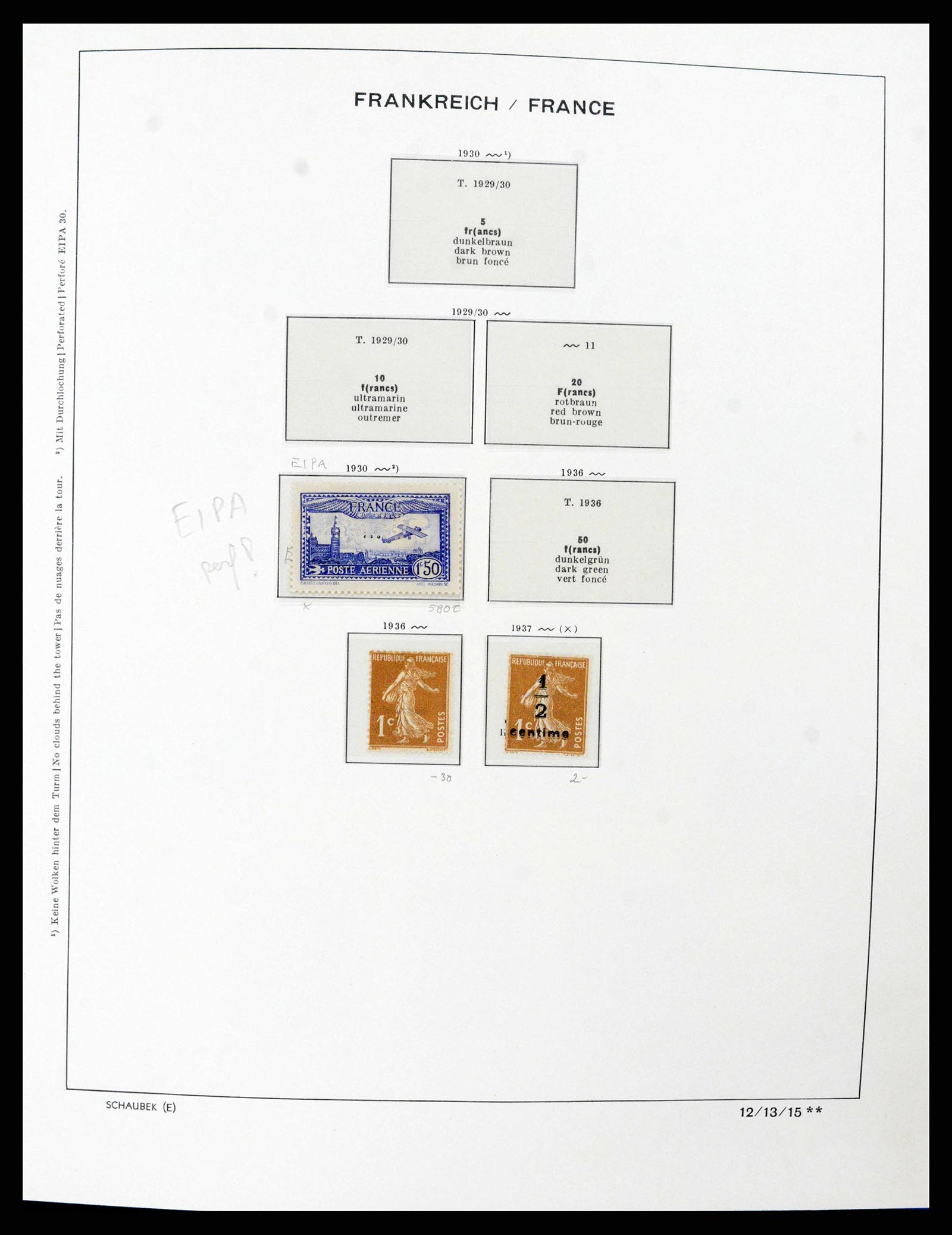 38380 0019 - Postzegelverzameling 38380 Frankrijk 1853-2004.