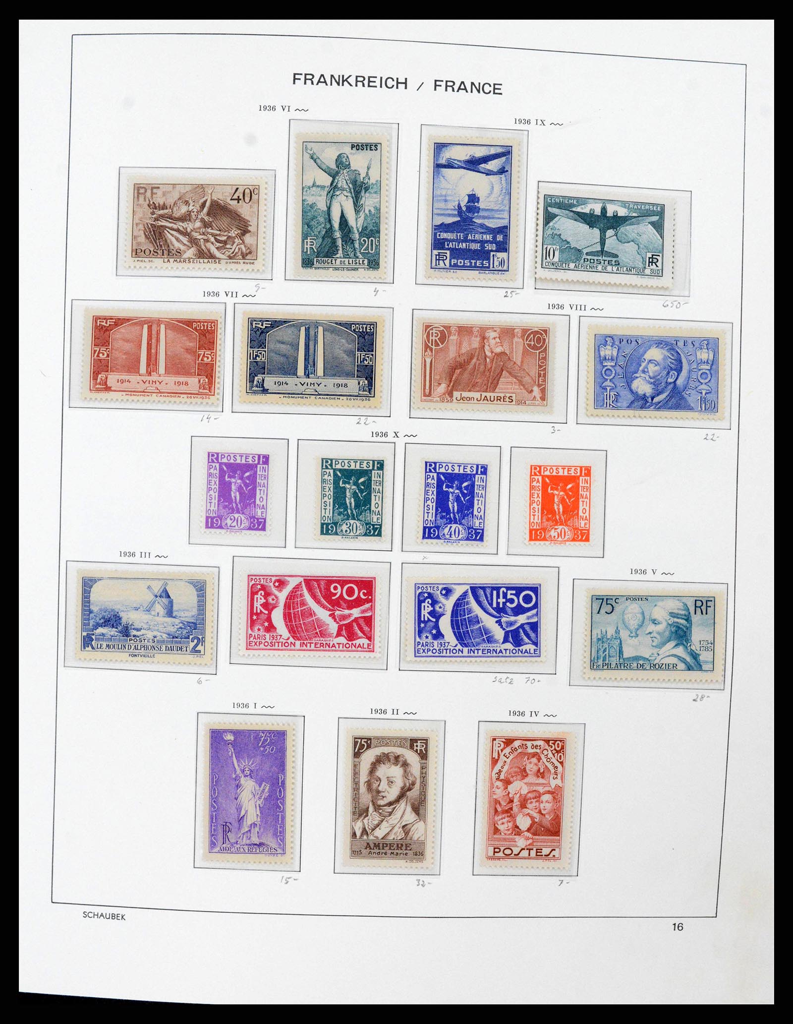 38380 0020 - Postzegelverzameling 38380 Frankrijk 1853-2004.