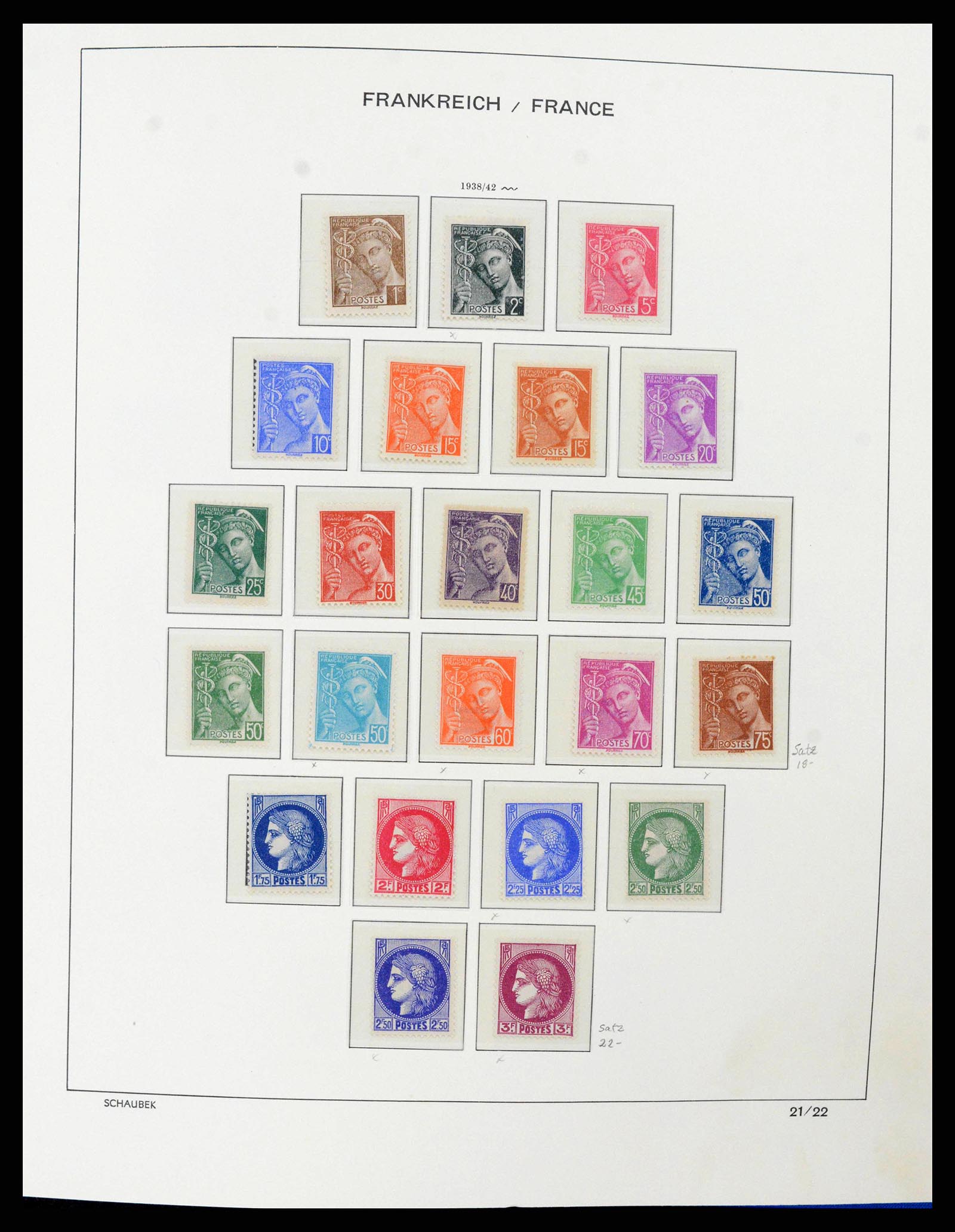 38380 0025 - Postzegelverzameling 38380 Frankrijk 1853-2004.