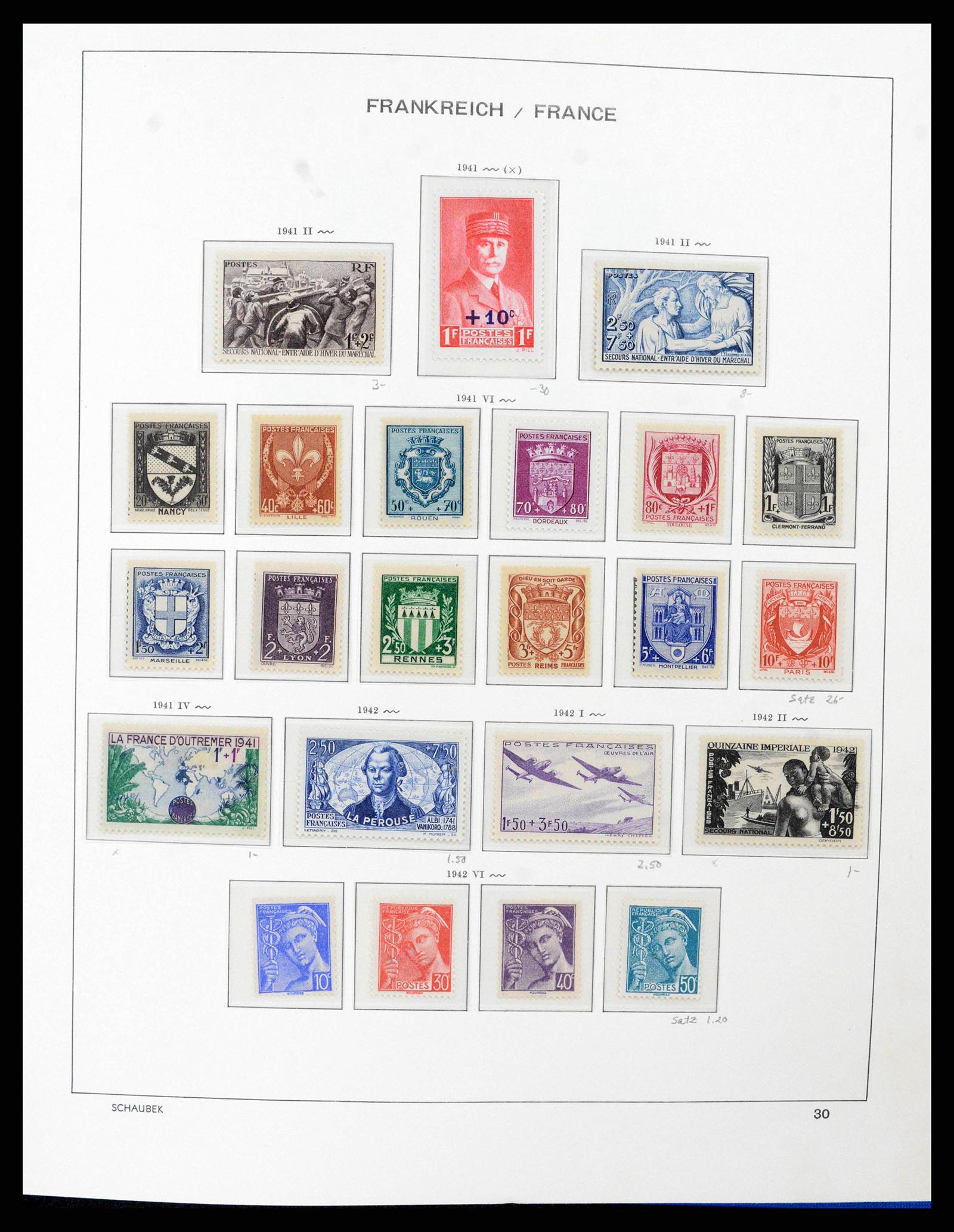 38380 0031 - Postzegelverzameling 38380 Frankrijk 1853-2004.