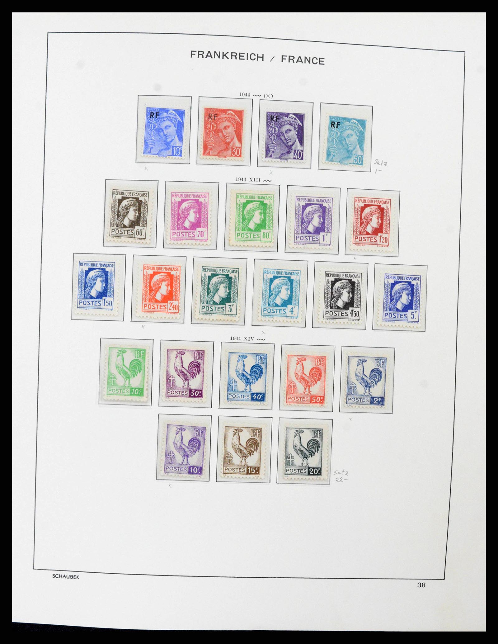 38380 0039 - Postzegelverzameling 38380 Frankrijk 1853-2004.